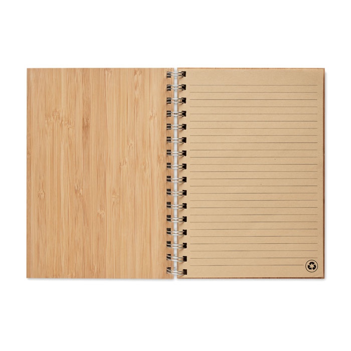 Carnet à spirale A5 en bambou - BRAM 4