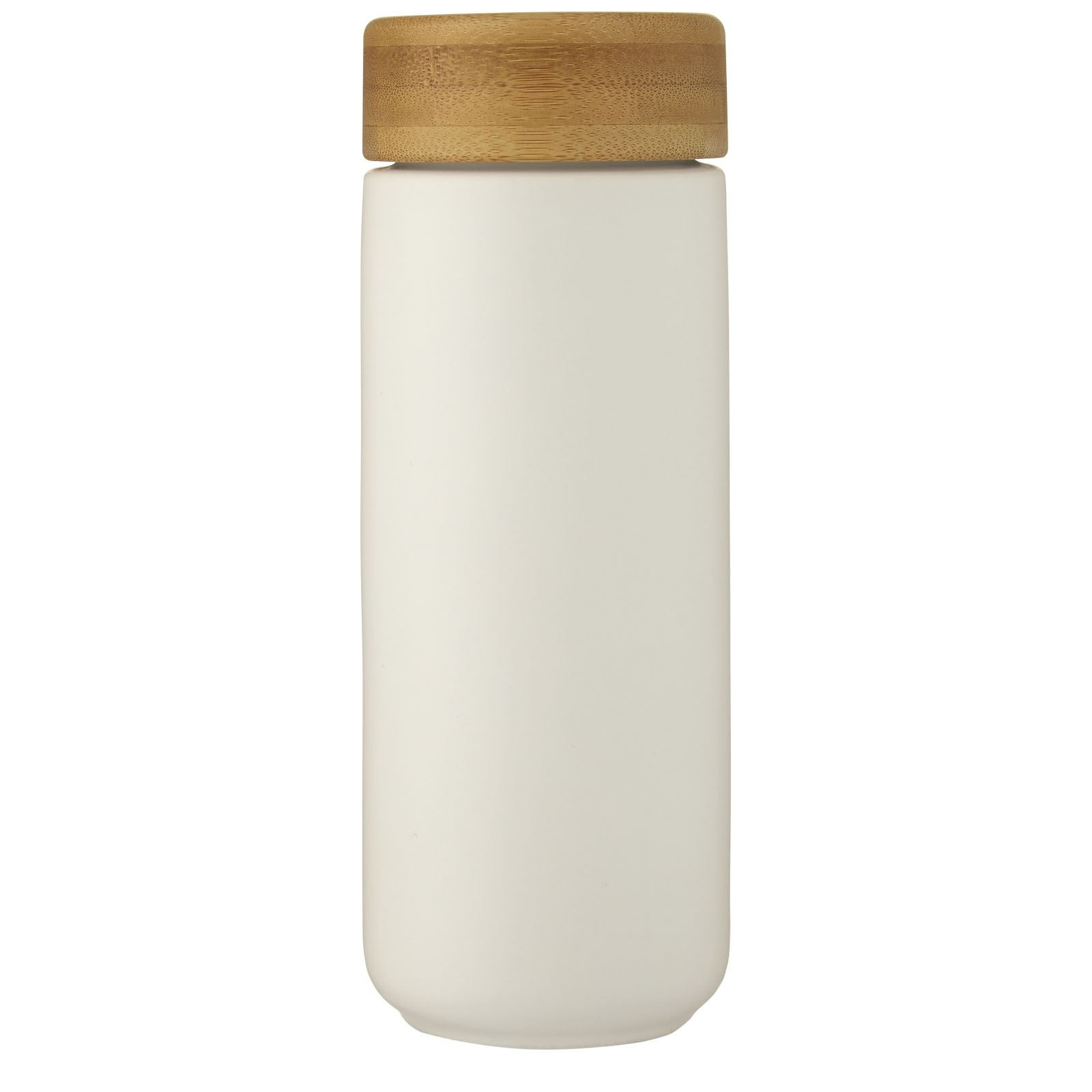 Gobelet en céramique Lumi de 300 ml avec couvercle en bambou 5