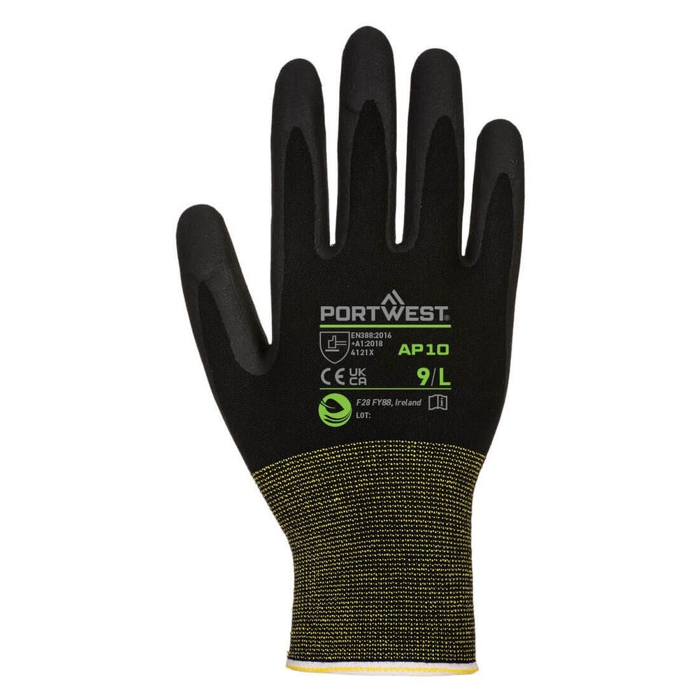NPR15 GANTS BAMBOU MOUSSE DE NITRILE 2