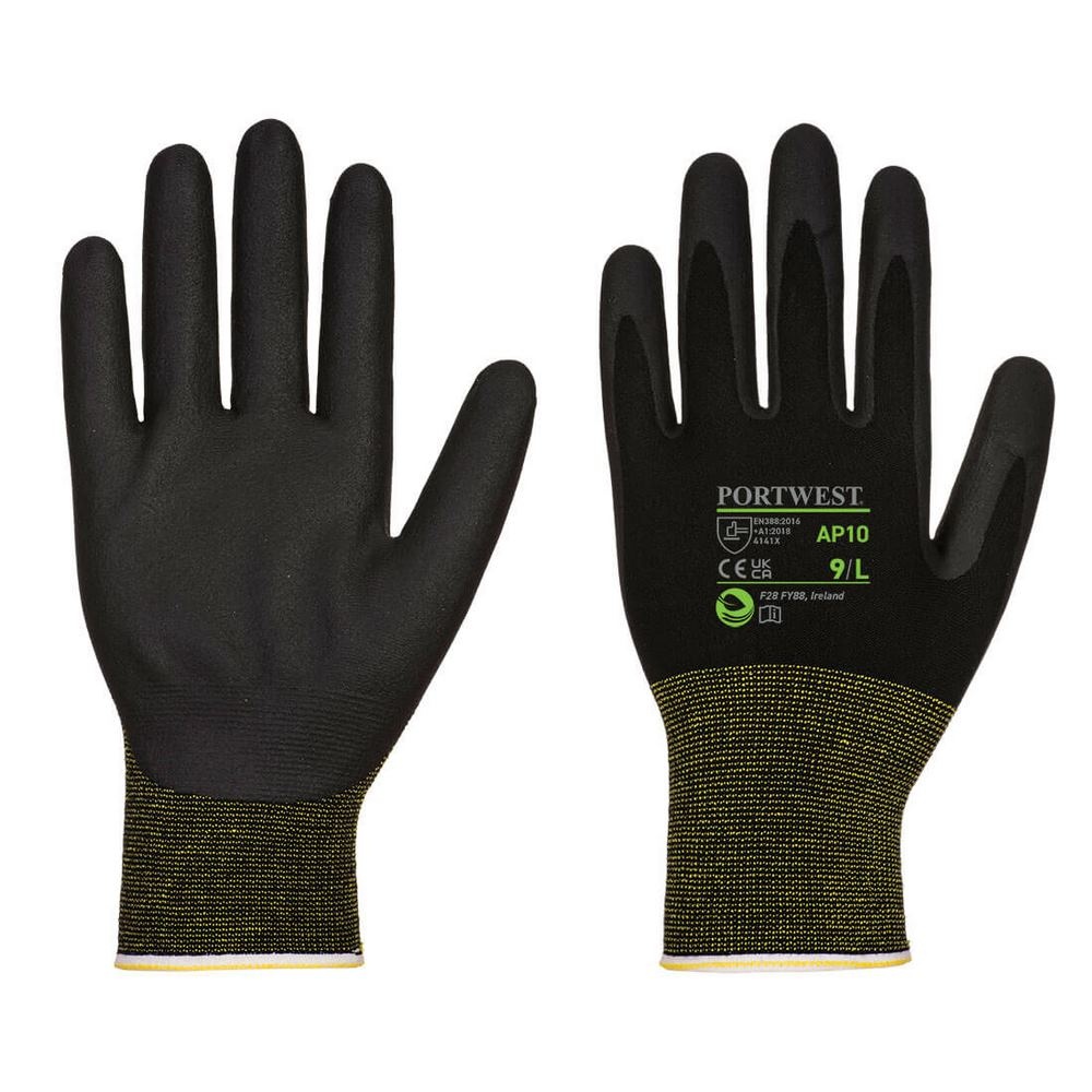 NPR15 GANTS BAMBOU MOUSSE DE NITRILE