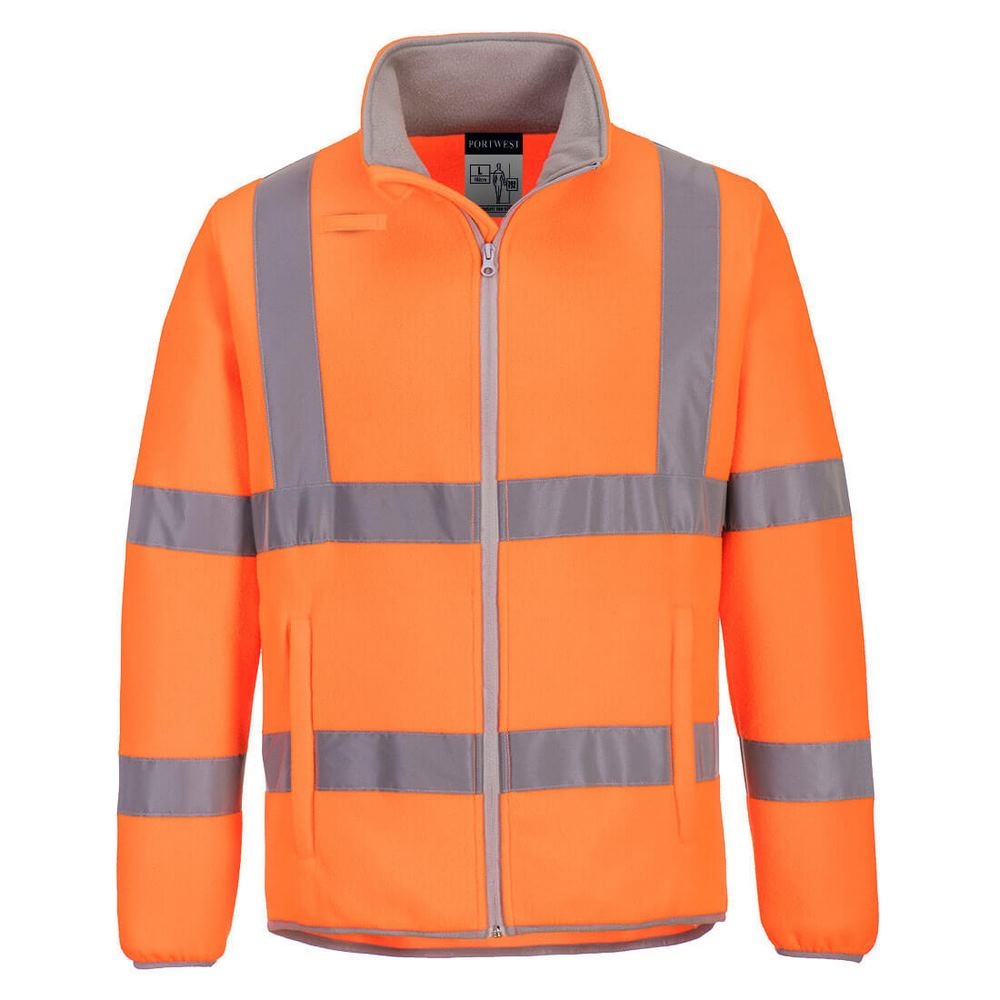 VESTE POLAIRE ECO HAUTE VISIB 100% polyester,190T 2