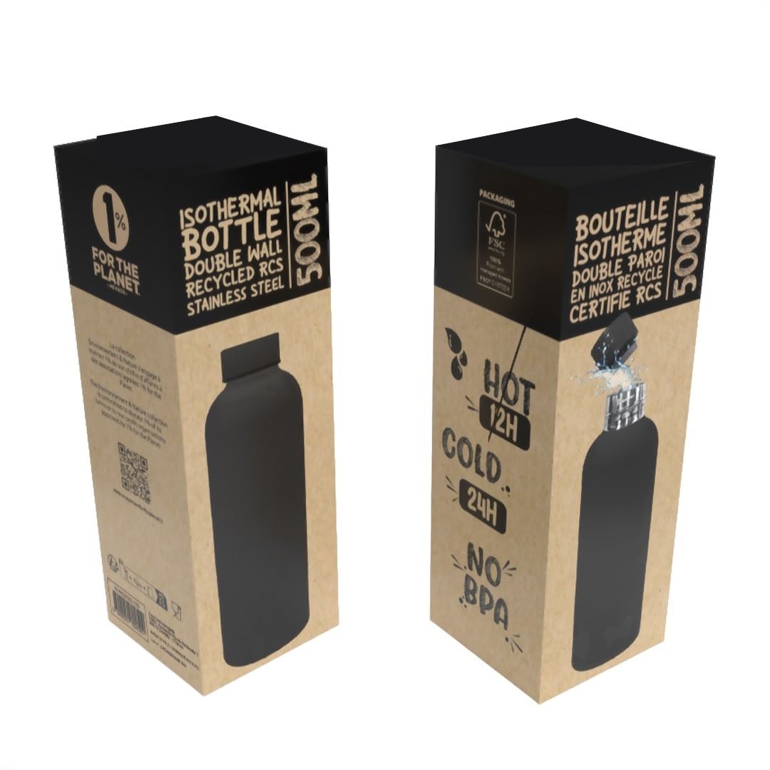 Bouteille isotherme recyclée RCS - ENVIRONNEMENT&amp;NATURE 9