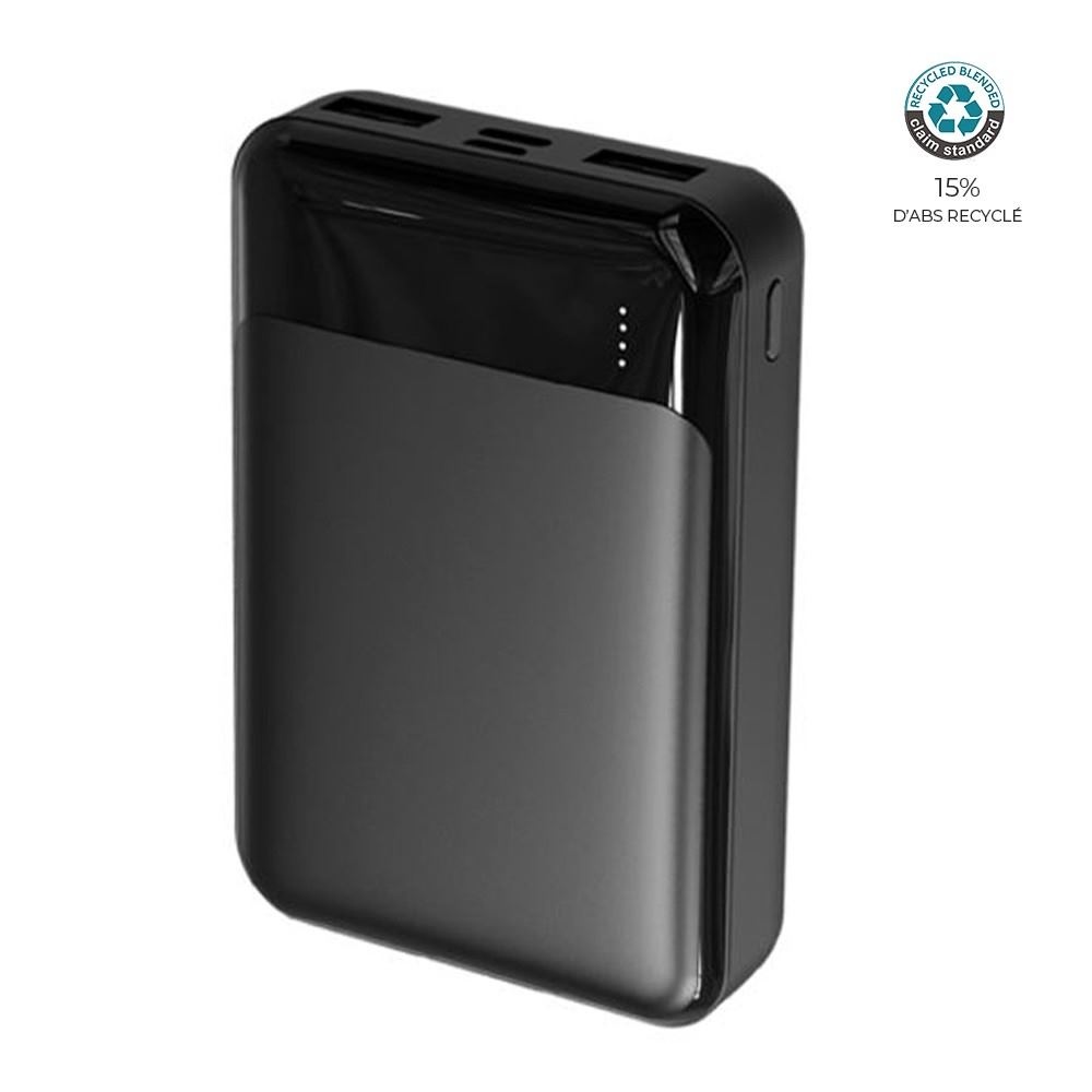 Batterie de secours ABS recyclé RCS 10 000mAh - BLUETECH 3