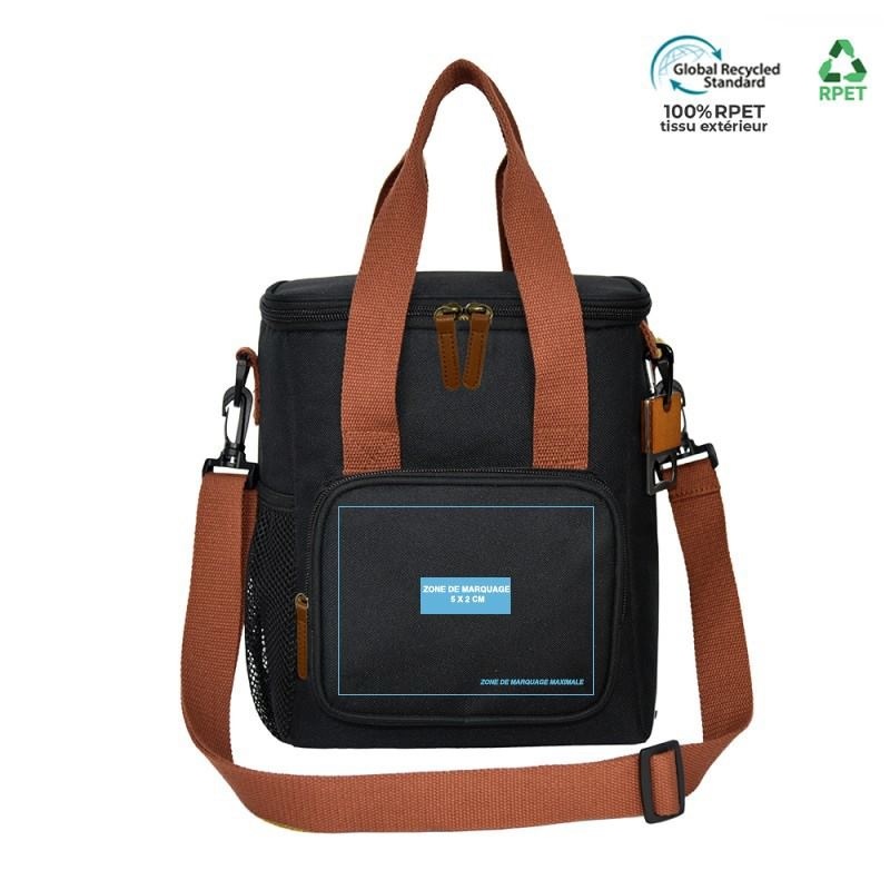 Sac isotherme RPET avec ouvre bouteille en bois 8L - ENVIRONNEMENT ET NATURE 7
