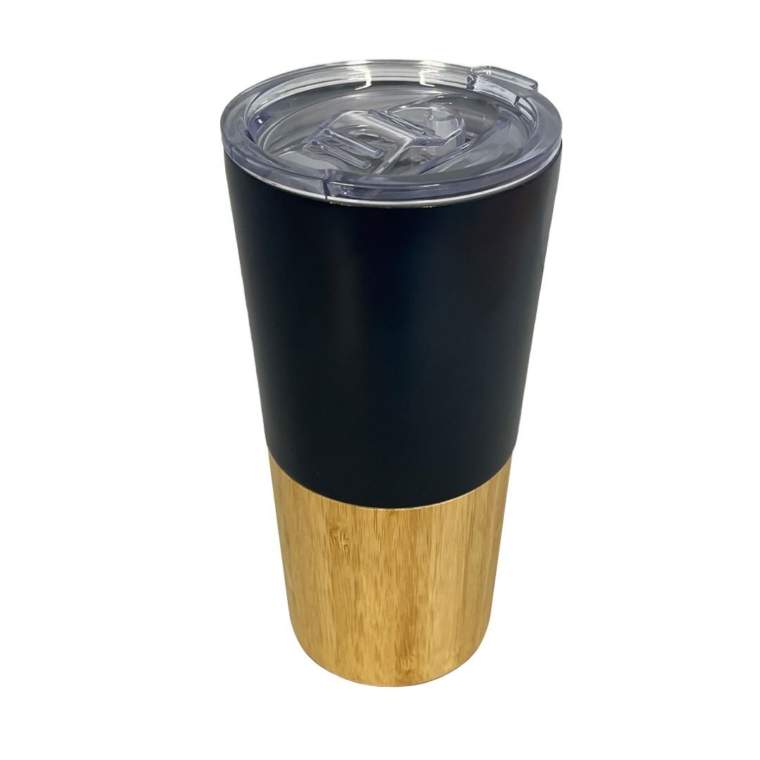 Mug isotherme recyclé RCS finition bambou - Environnement &amp; nature 3