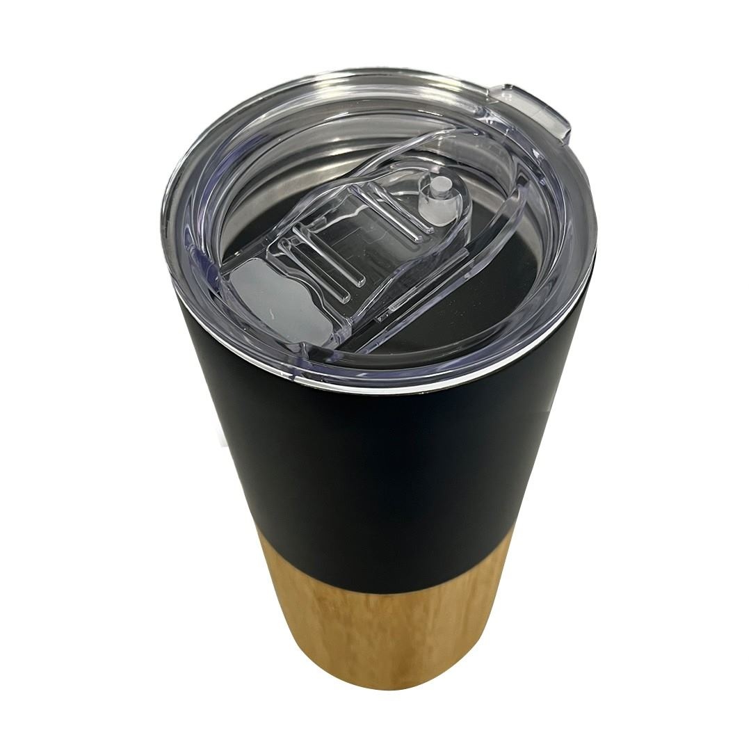 Mug isotherme recyclé RCS finition bambou - Environnement &amp; nature 5