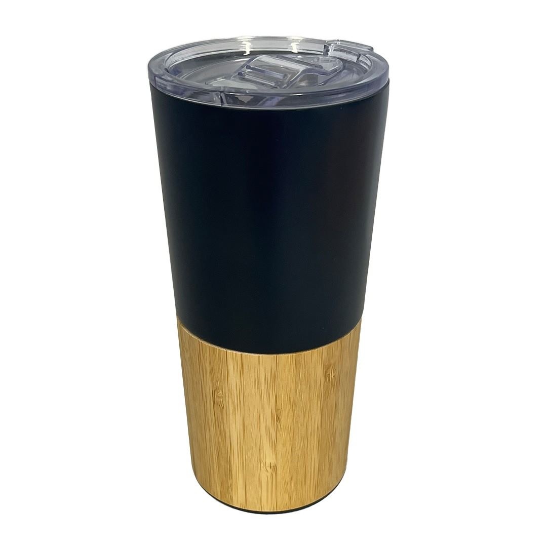 Mug isotherme recyclé RCS finition bambou - Environnement &amp; nature