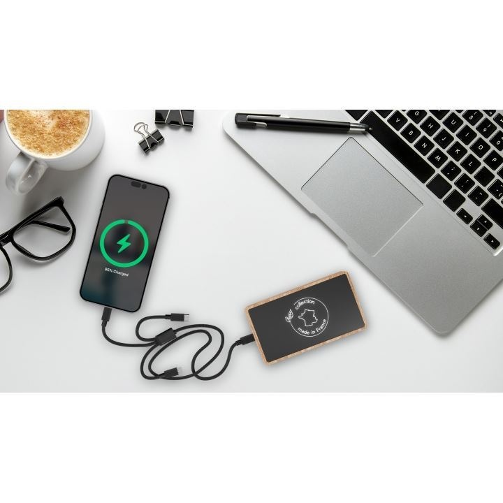 Batterie externe wireless wood 5000 mAh MIF (Stock) 4