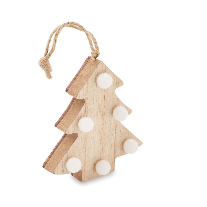 Sapin en bois avec lumières - LULIE 2