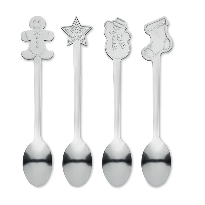 Set  4 cuillères à thé de Noël - CHIP SET 4