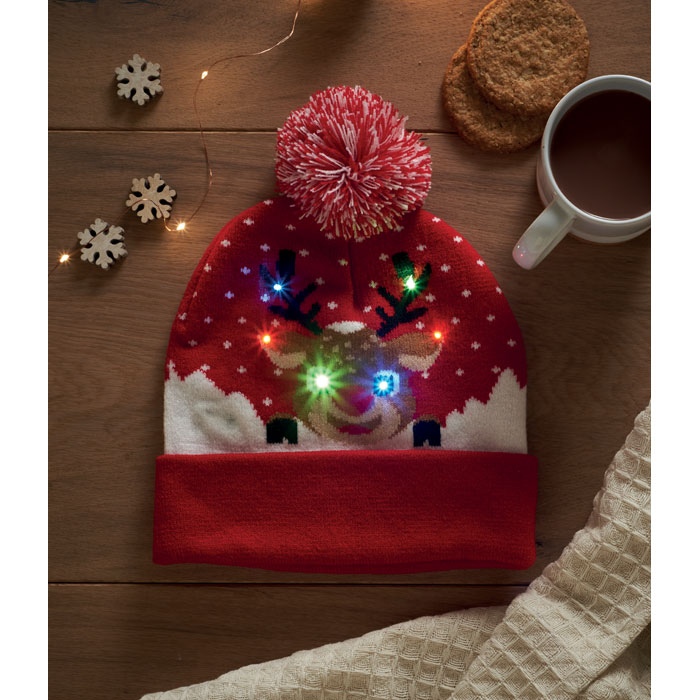 Bonnet de Noël tricoté avec LED - SHIMAS LIGHT 5