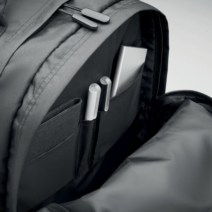 Sac à dos ordinateur RPET 300D - VALLEY BACKPACK 6