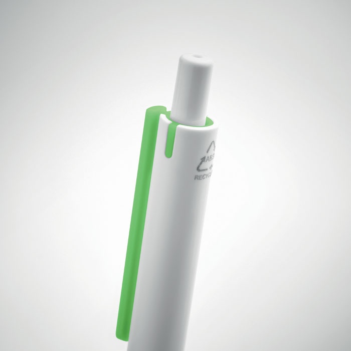 Stylo poussoir en ABS recyclé - SIDE 25