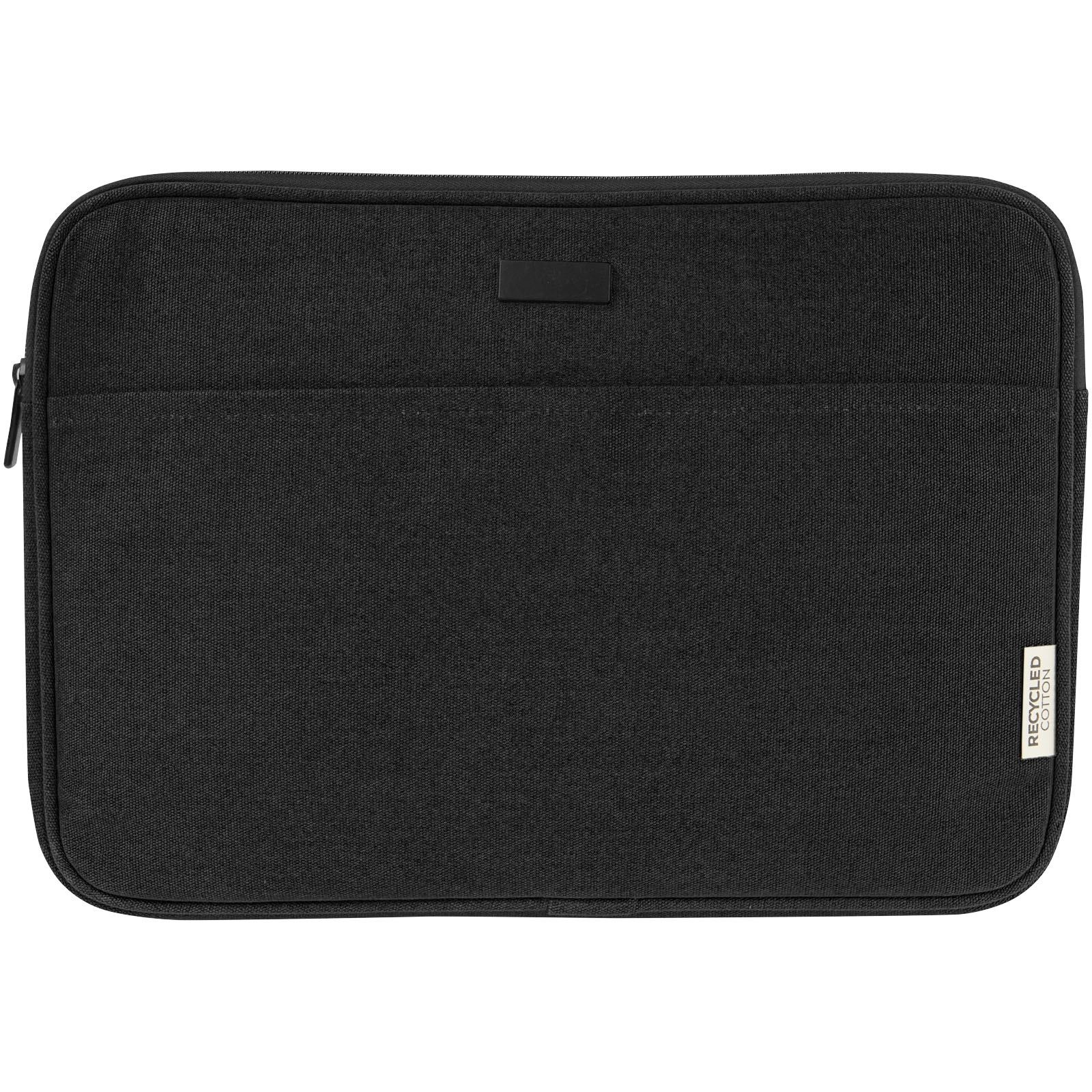 Housse pour ordinateur portable Joey de 2 L en toile recyclée GRS 14 pouces 6
