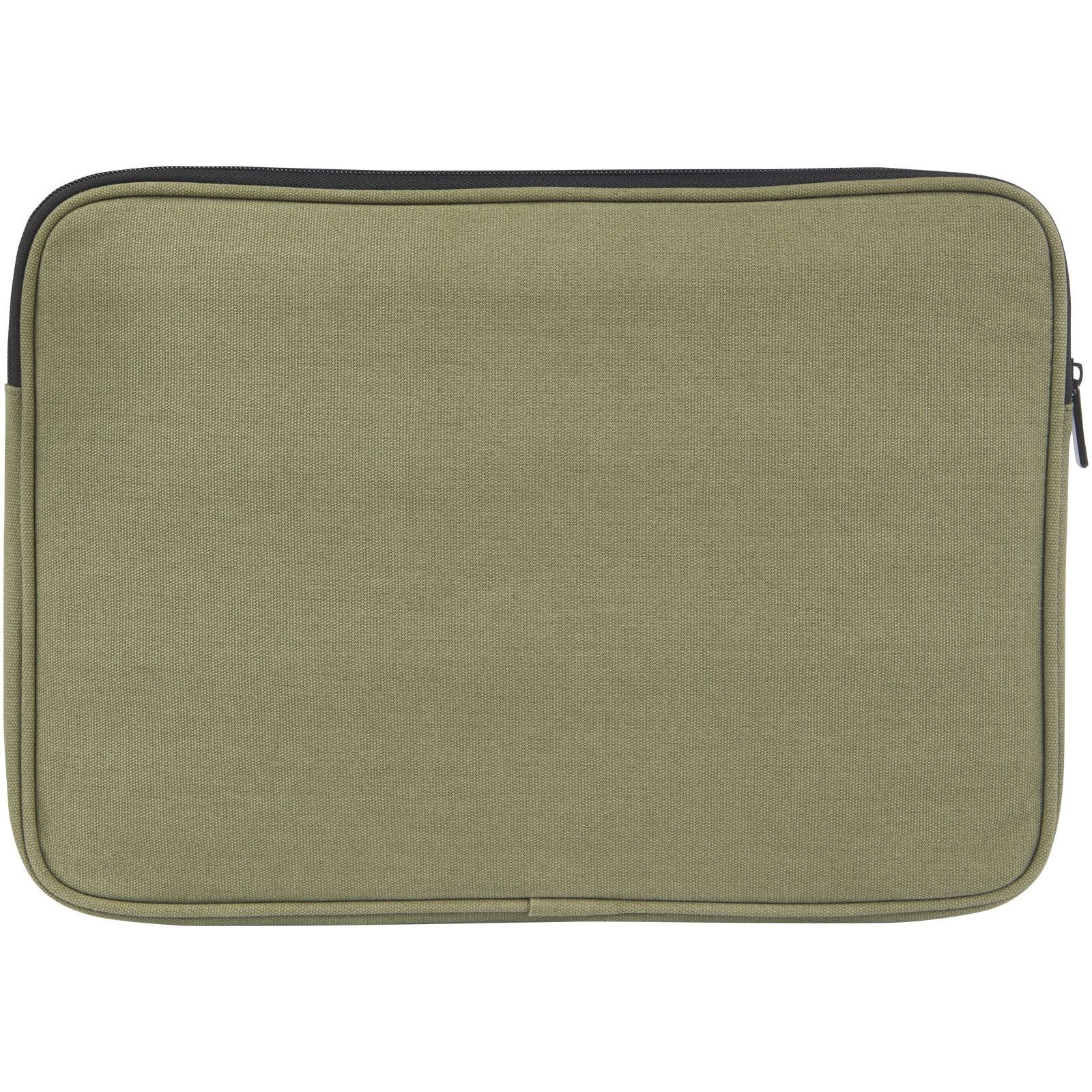 Housse pour ordinateur portable Joey de 2 L en toile recyclée GRS 14 pouces 16