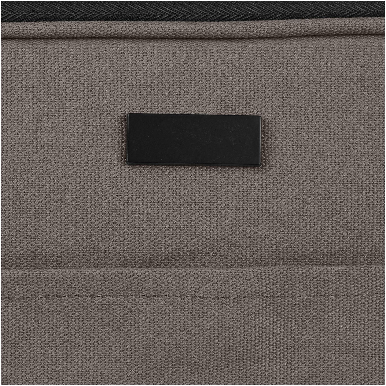 Housse pour ordinateur portable Joey de 2 L en toile recyclée GRS 14 pouces 22