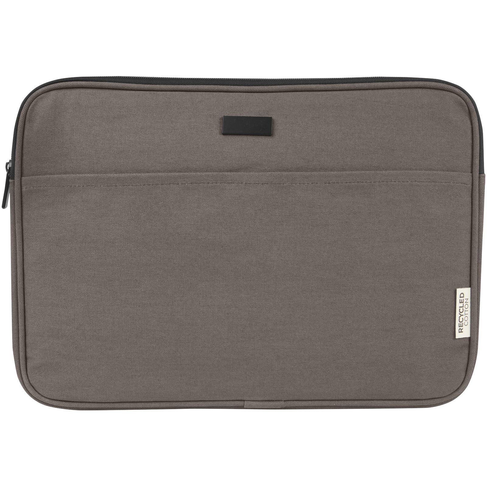 Housse pour ordinateur portable Joey de 2 L en toile recyclée GRS 14 pouces 7