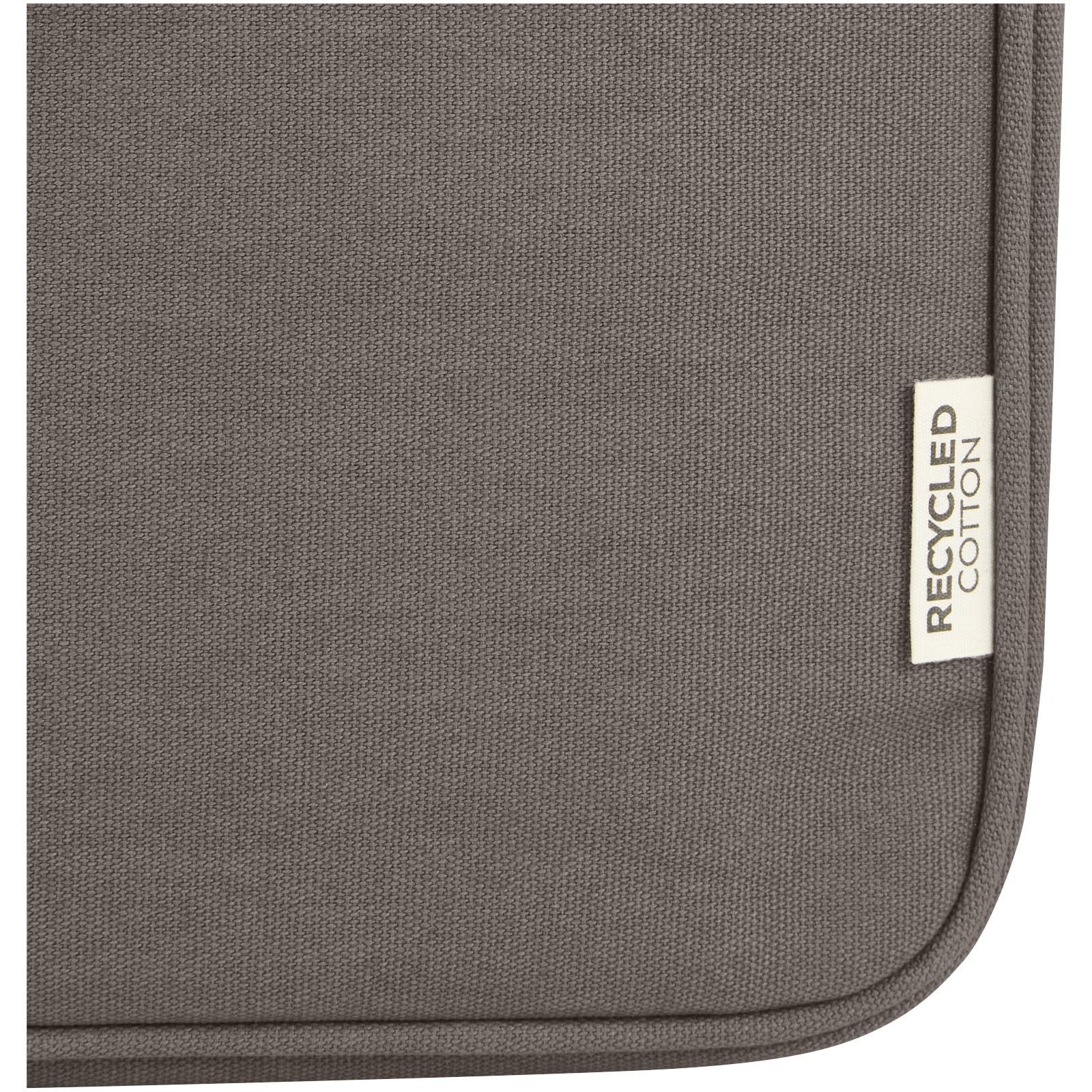 Housse pour ordinateur portable Joey de 2 L en toile recyclée GRS 14 pouces 26