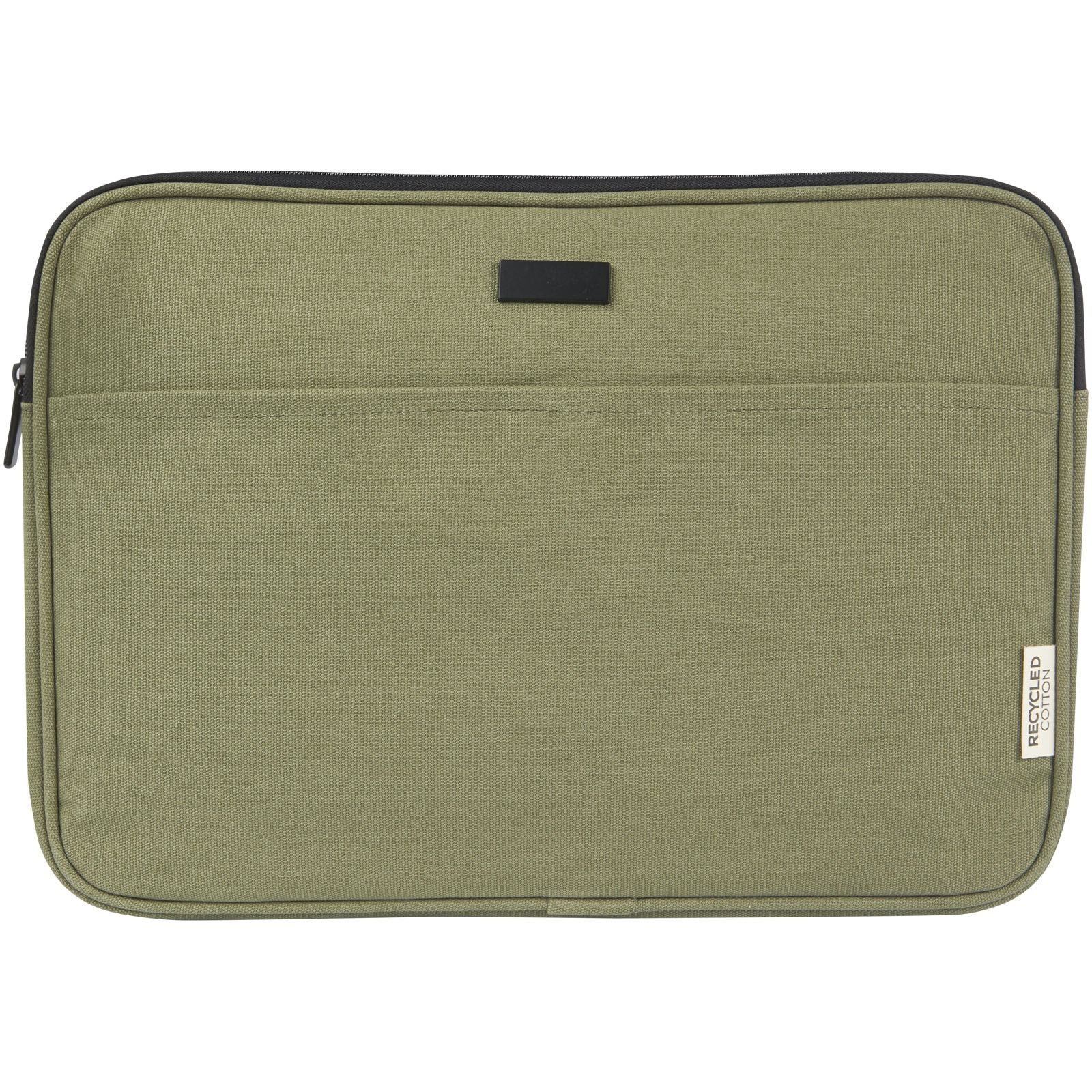 Housse pour ordinateur portable Joey de 2 L en toile recyclée GRS 14 pouces 9