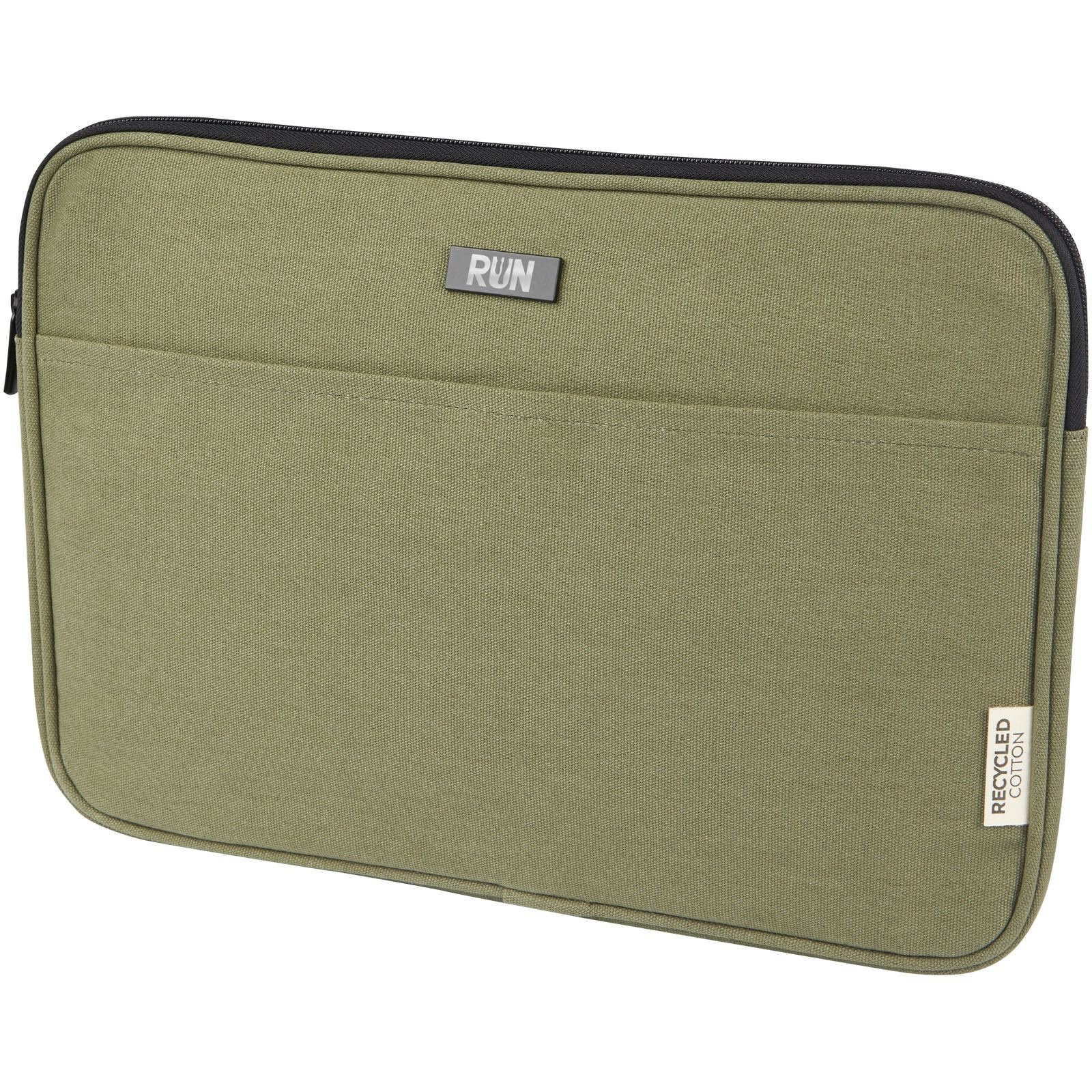 Housse pour ordinateur portable Joey de 2 L en toile recyclée GRS 14 pouces 12