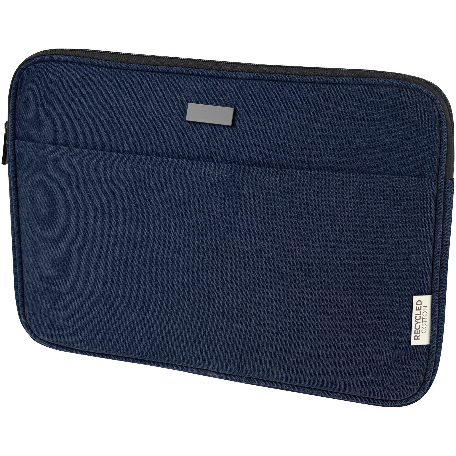 Housse pour ordinateur portable Joey de 2 L en toile recyclée GRS 14 pouces 4