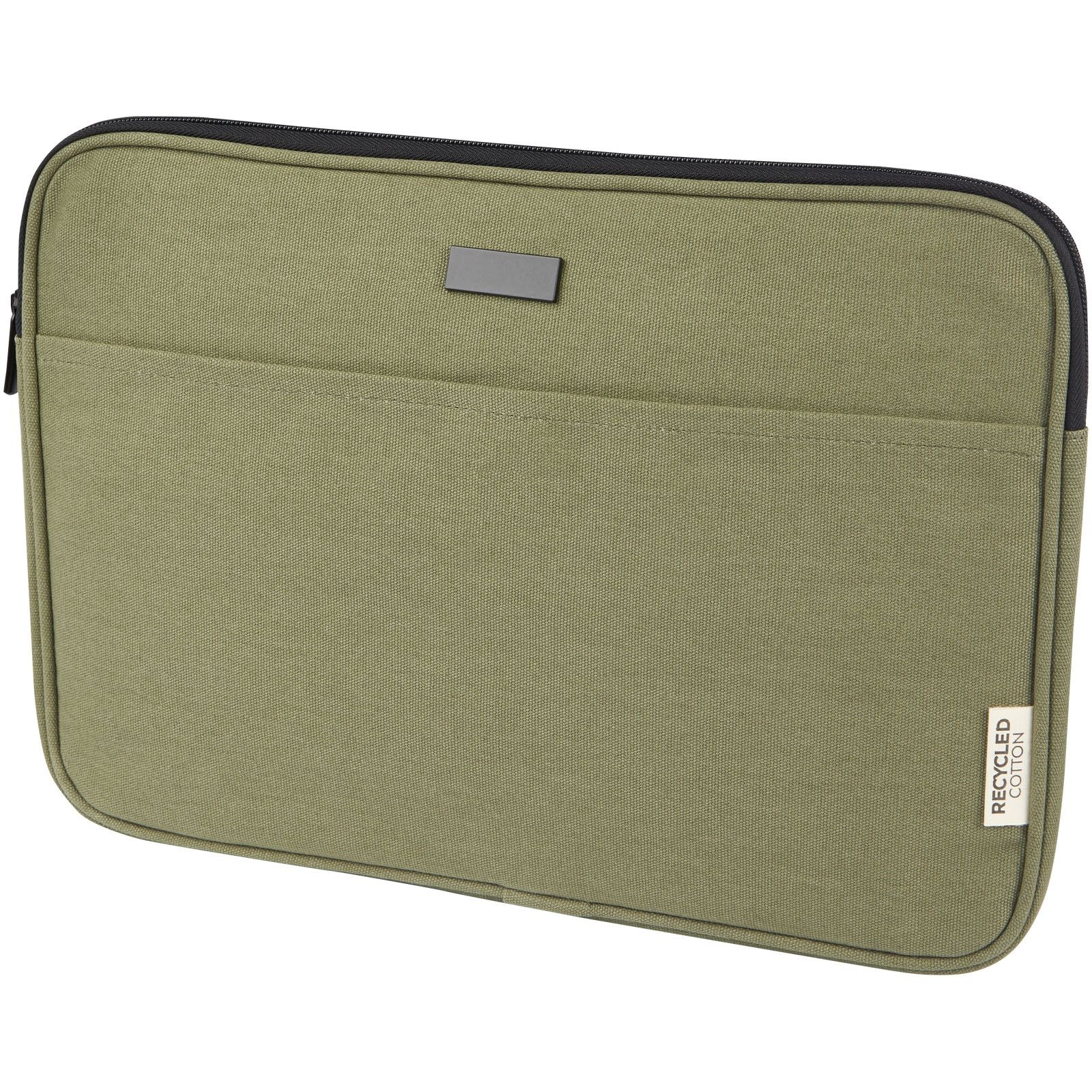 Housse pour ordinateur portable Joey de 2 L en toile recyclée GRS 14 pouces 5