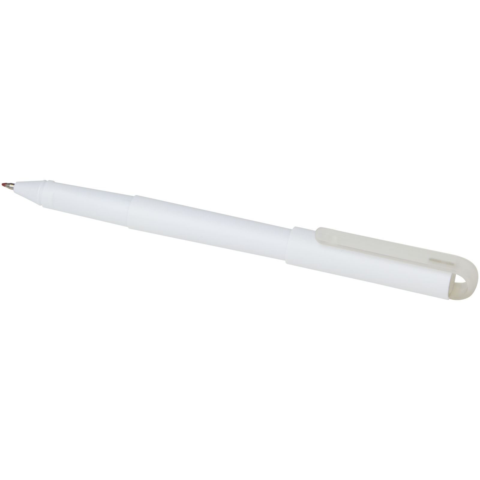 Stylo roller Mauna avec gel en PET recyclé (encre noire) 17