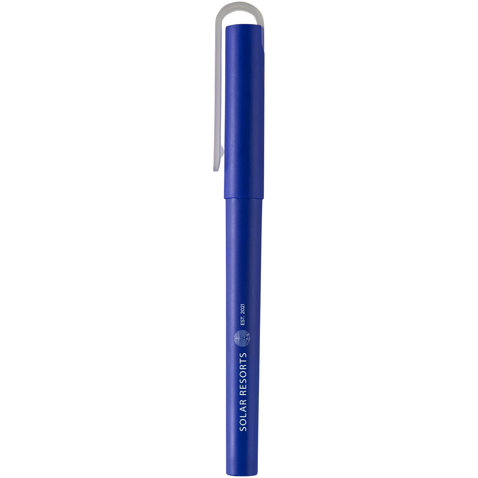 Stylo roller Mauna avec gel en PET recyclé (encre noire) 12