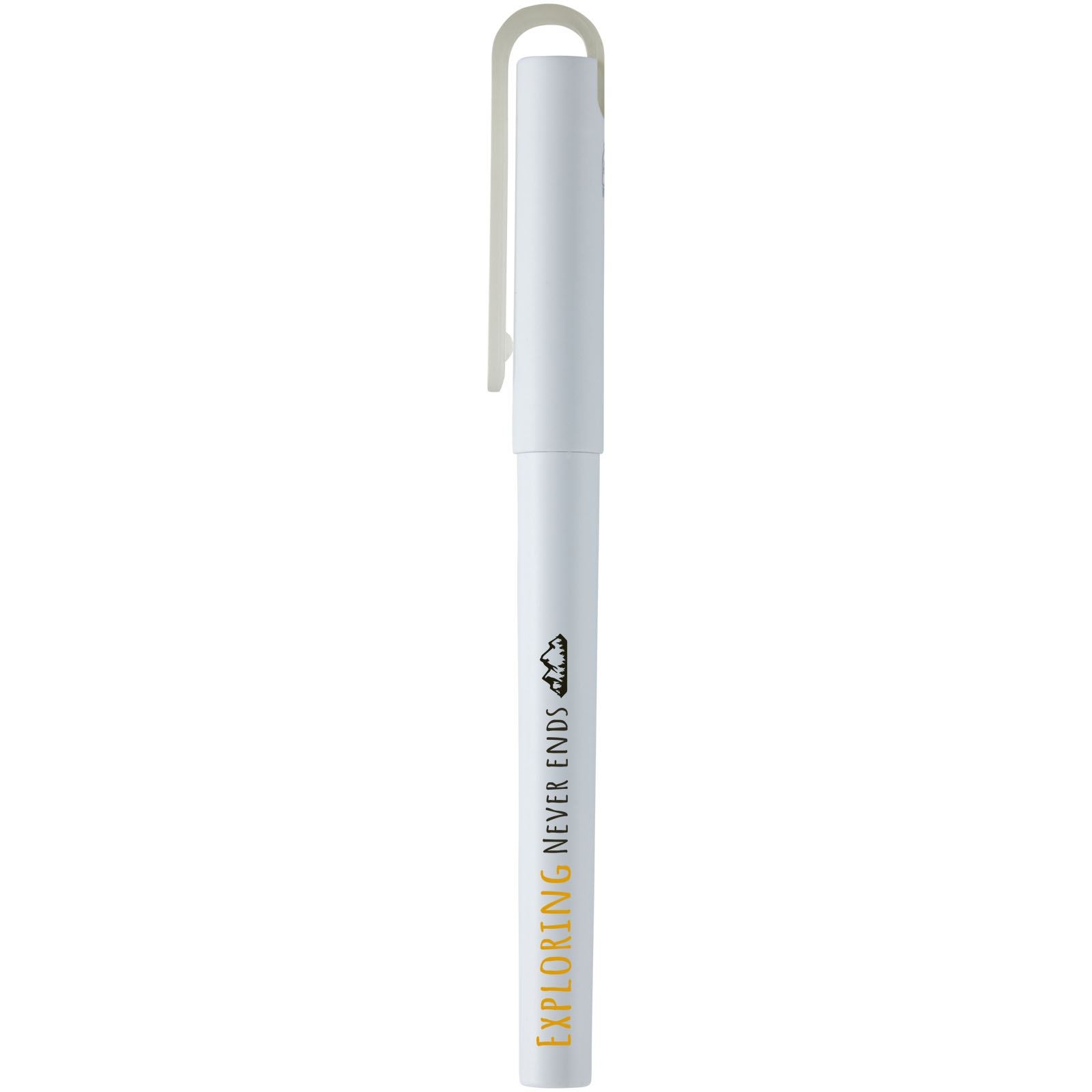 Stylo roller Mauna avec gel en PET recyclé (encre noire) 13