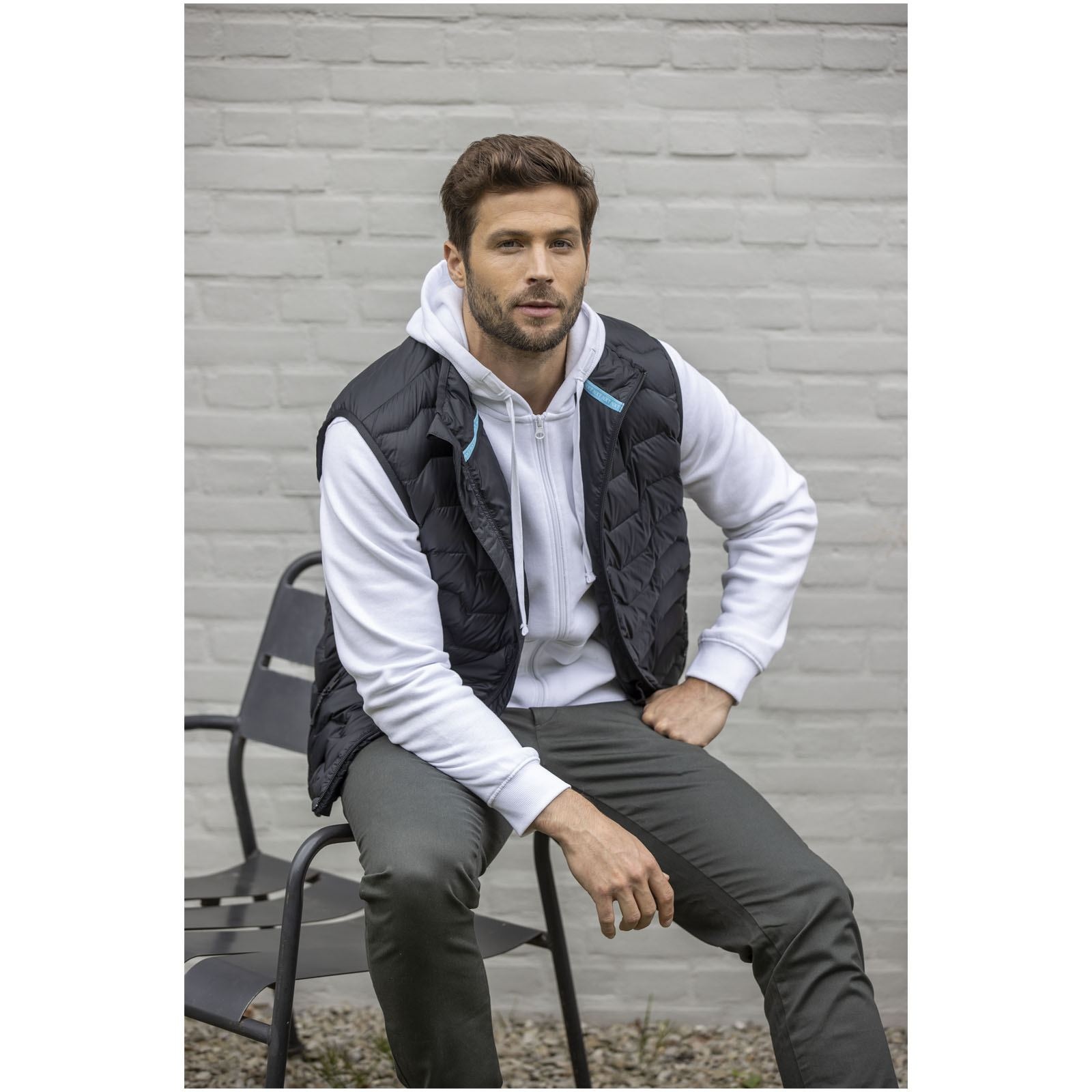 Bodywarmer duvet isotherme Epidote recyclé certifié GRS pour homme 22