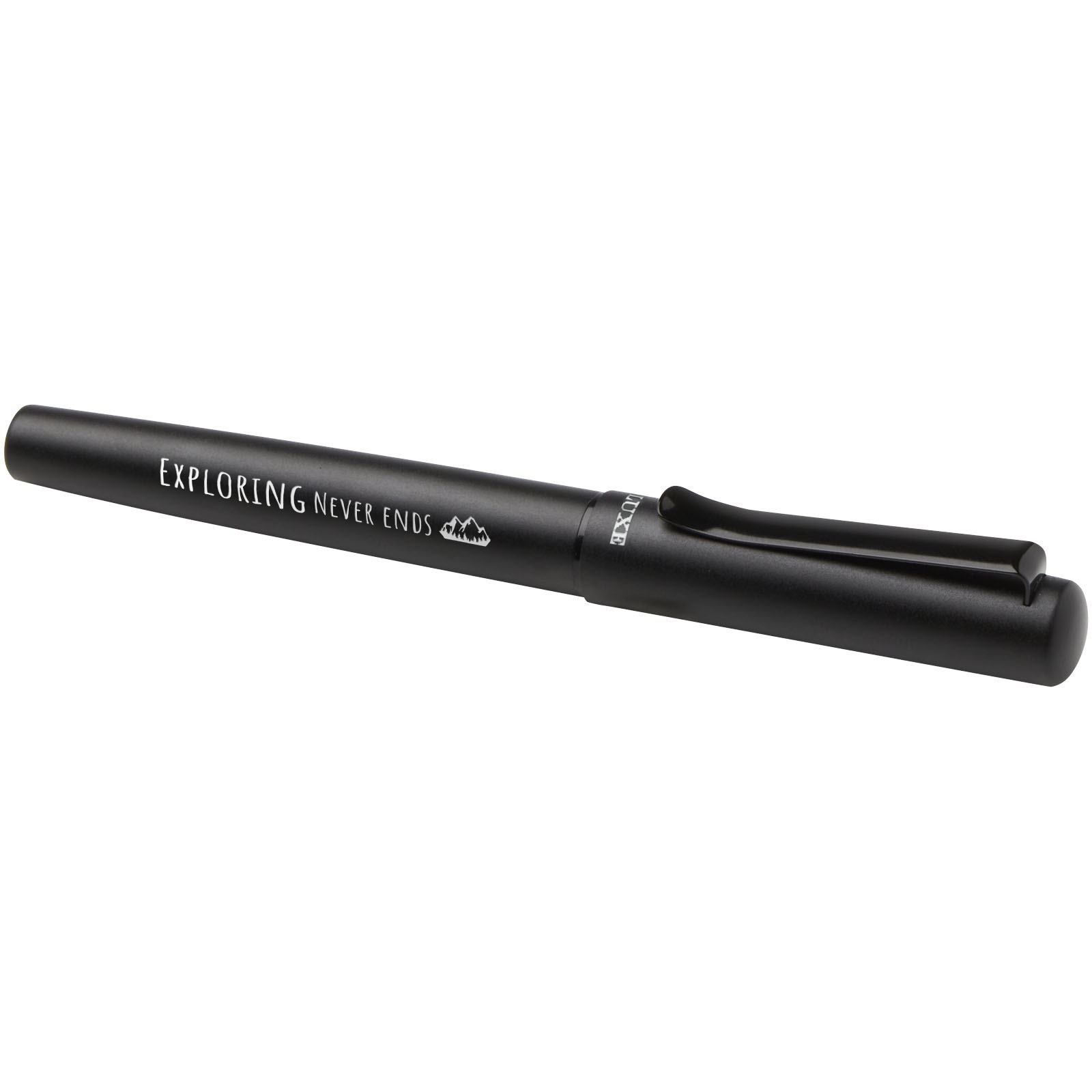 Stylo plume Lucetta en aluminium recyclé (encre noire) 4
