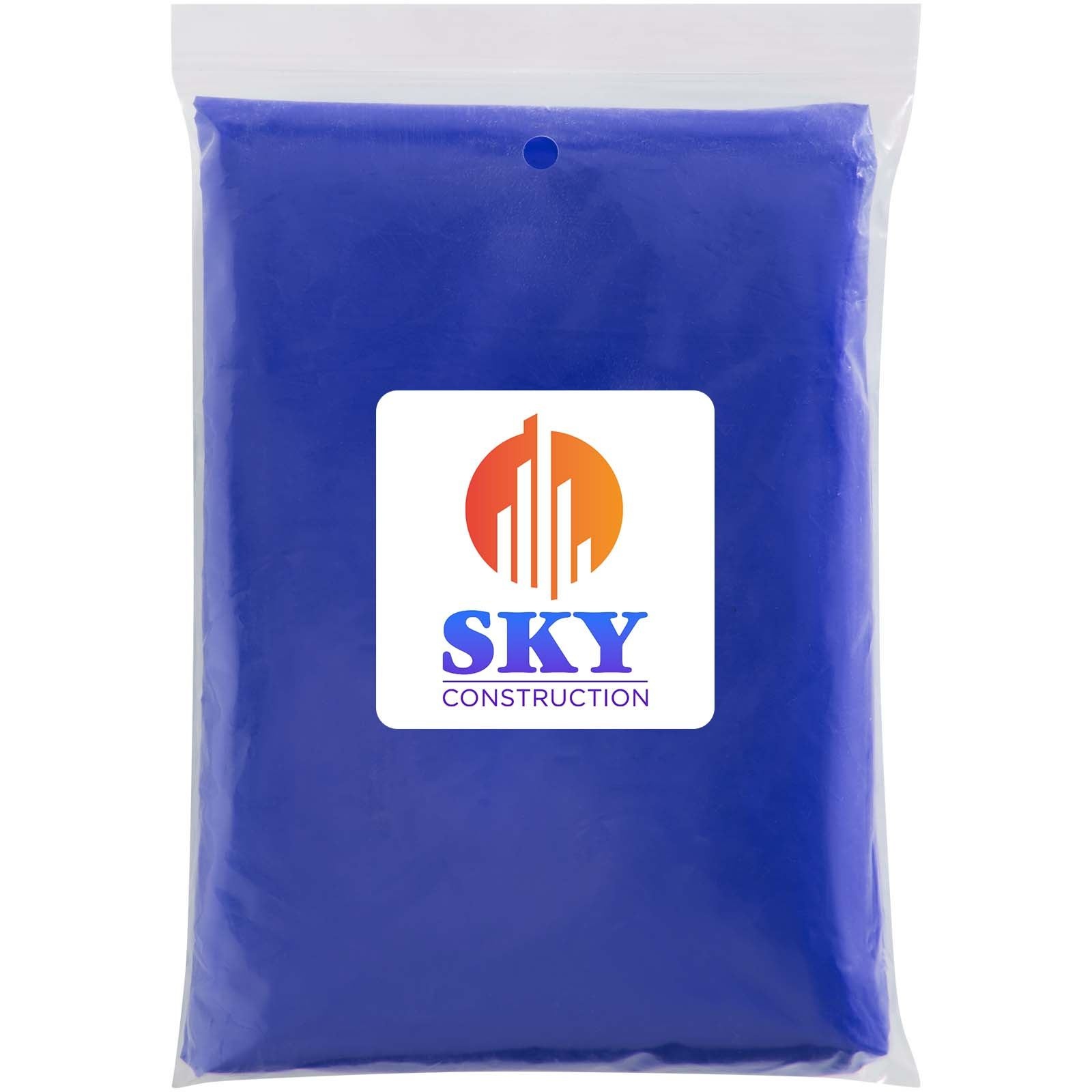 Poncho jetable pour la pluie Mayan recyclé certifié GRS avec pochette de rangement 17