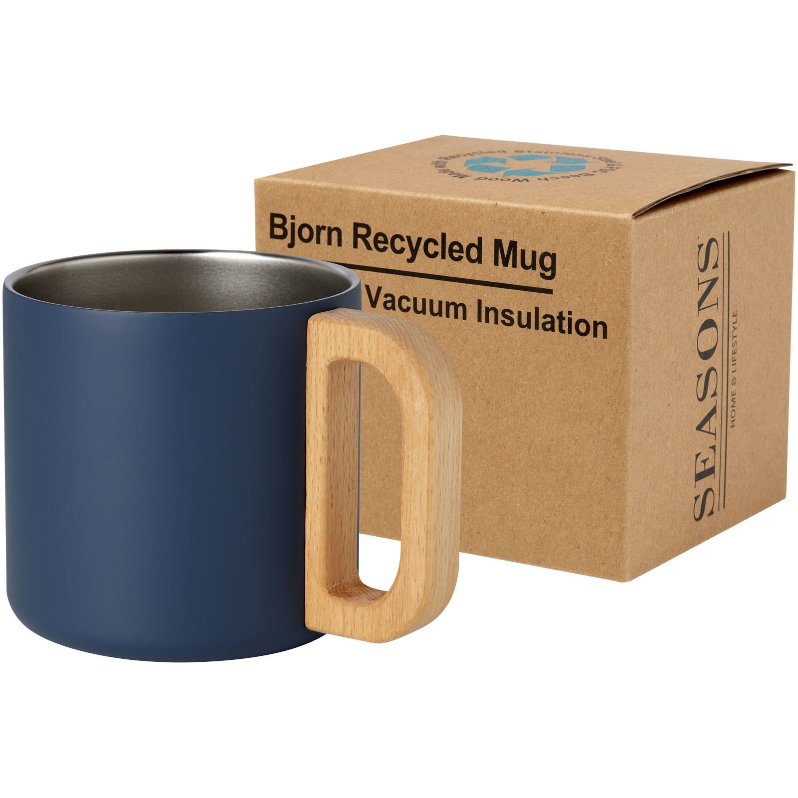 Tasse Bjorn de 360 ml en acier inoxydable recyclé certifiée RCS avec isolation sous vide et couche de cuivre 3