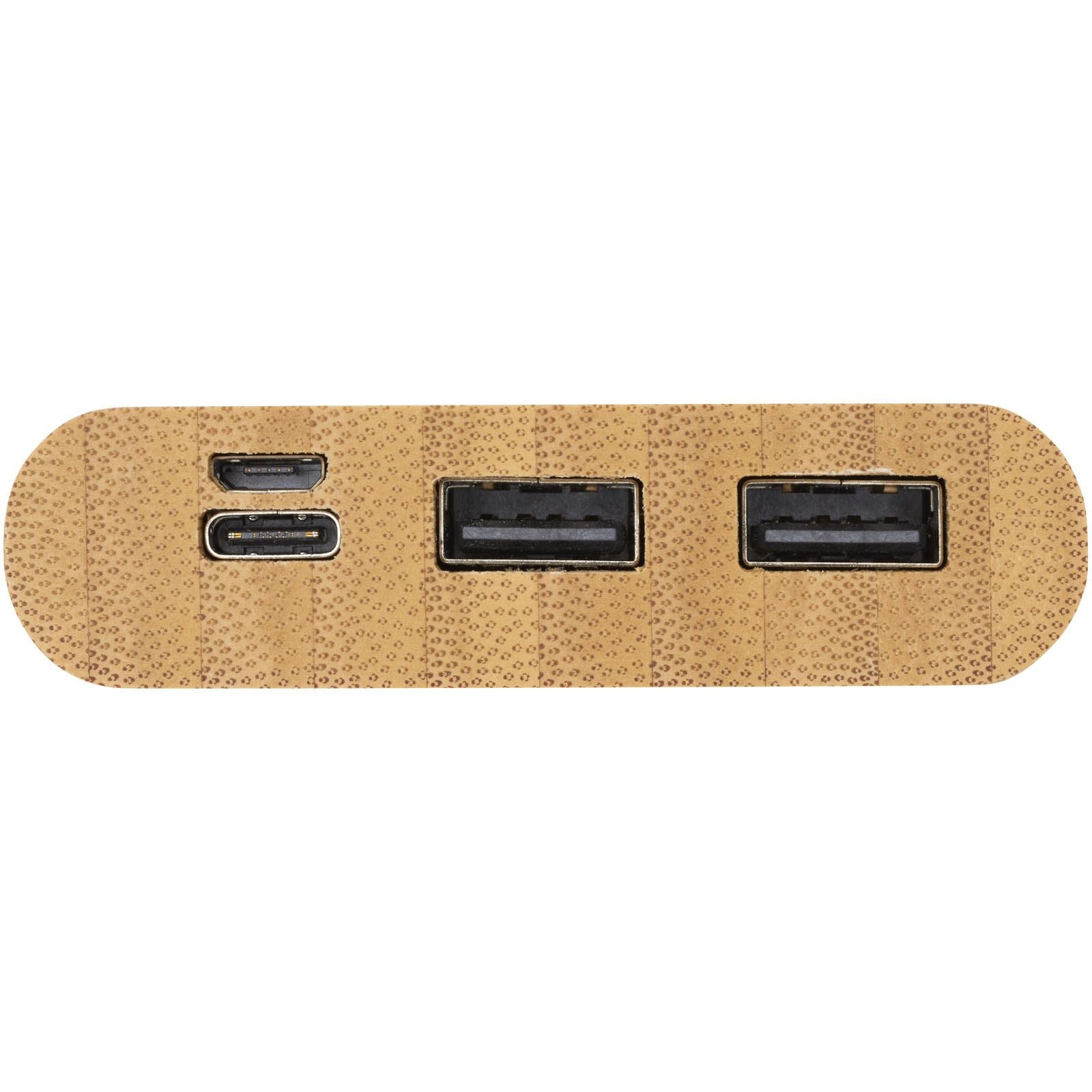 Batterie de secours Tulda de 10,000 mAh en bambou 9
