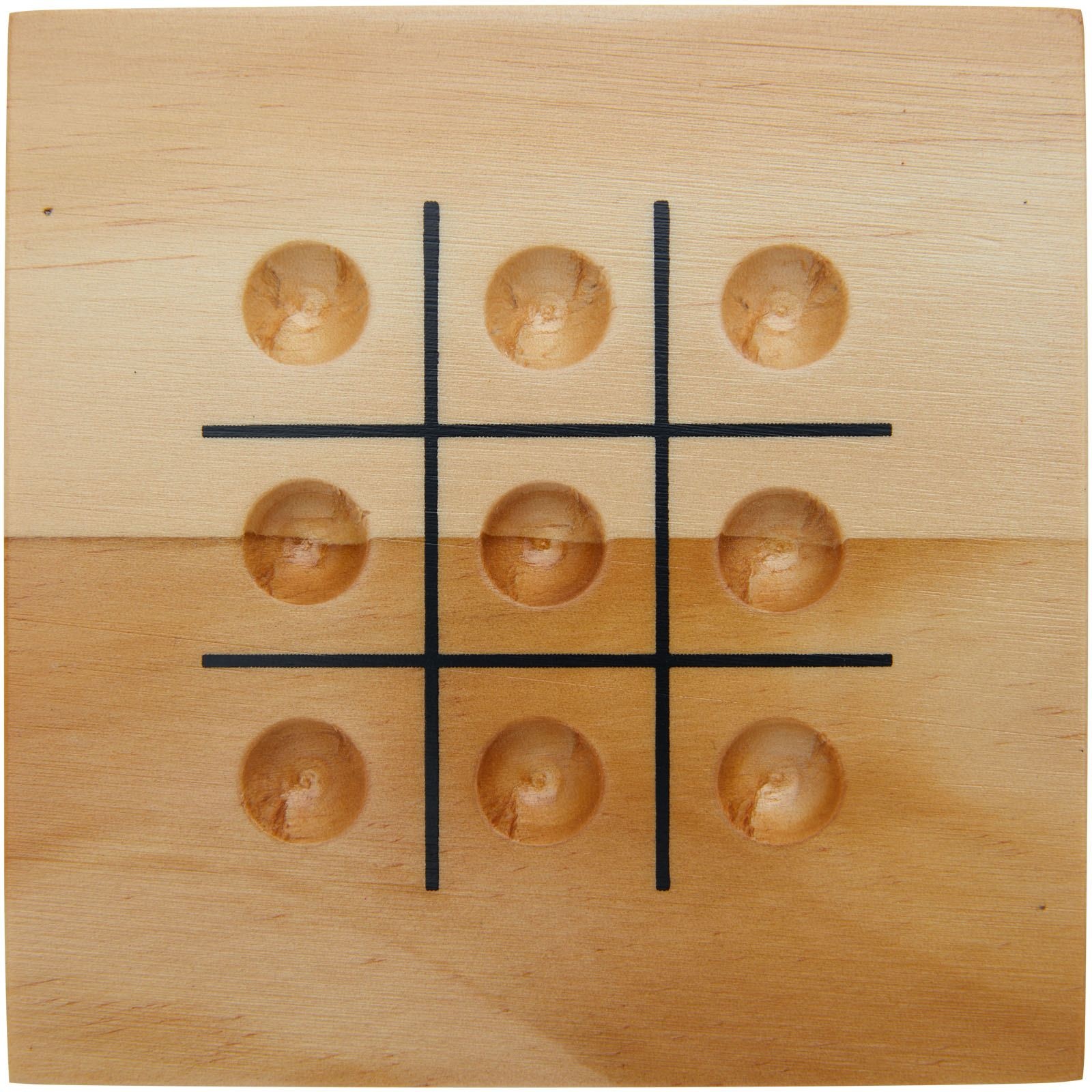 Jeu de morpion Strobus en bois 3