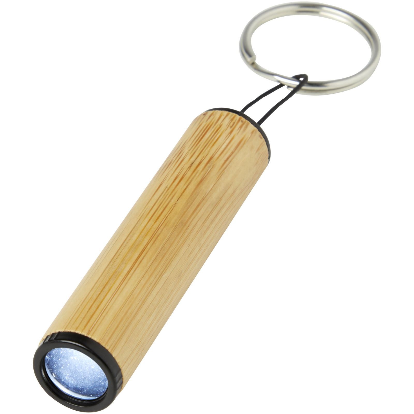 Porte-clés Cane en bambou avec lumière 5