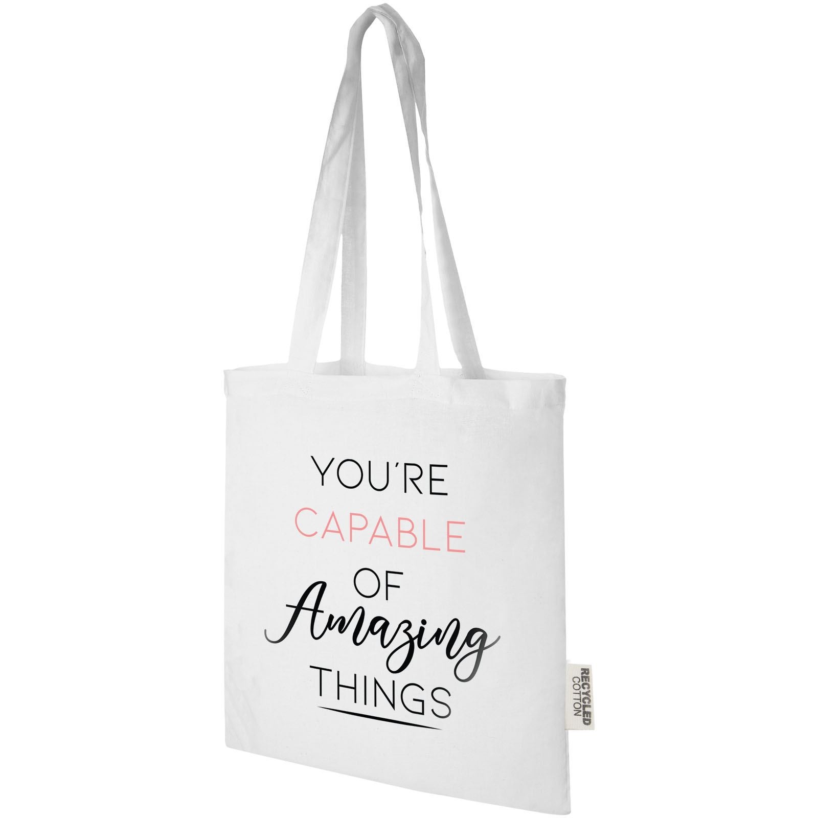 Sac shopping Madras en coton certifié GRS de 140 g/m2 de 7 L 19