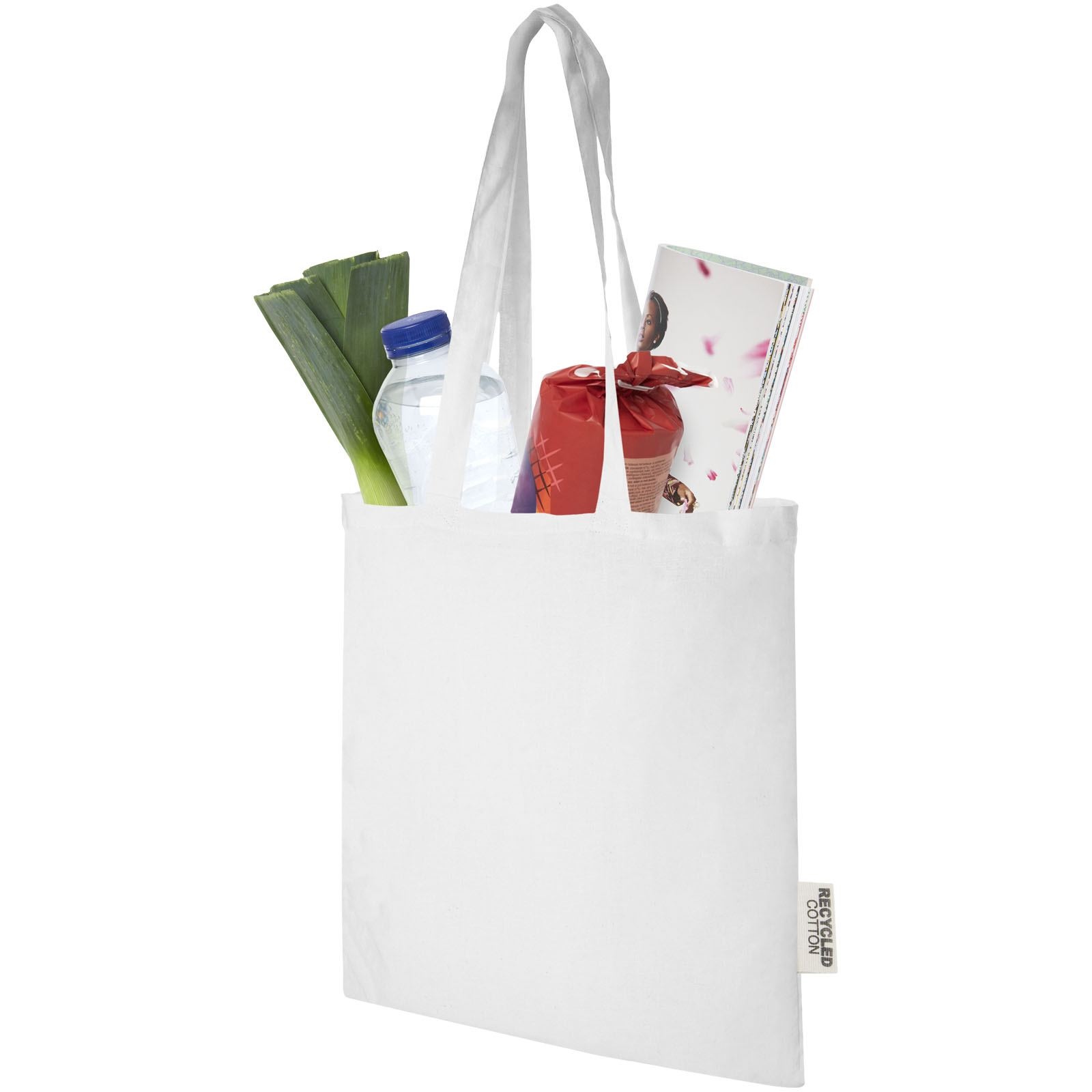 Sac shopping Madras en coton certifié GRS de 140 g/m2 de 7 L 25