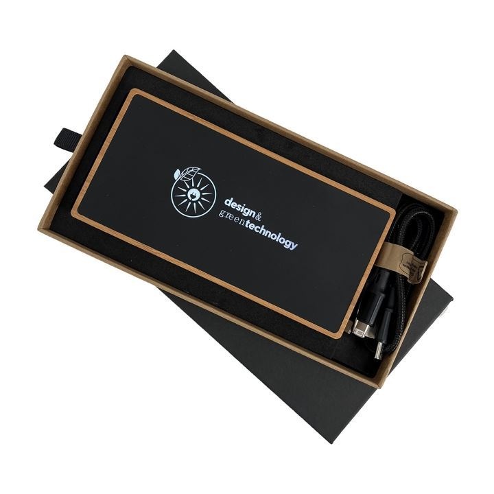 Batterie externe éco solaire 10000 FSC 100% bambou (Import) 6