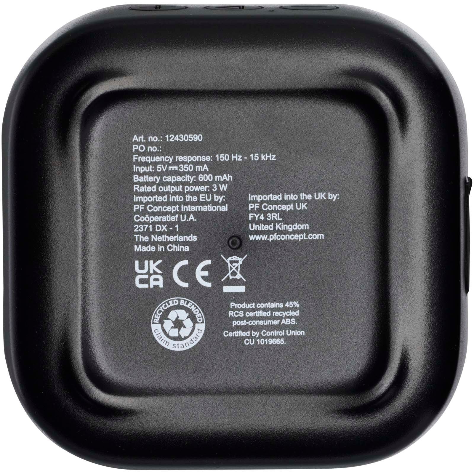 Haut-parleur Bluetooth® Stark 2.0 3W Mini RCS en plastique recyclé 8