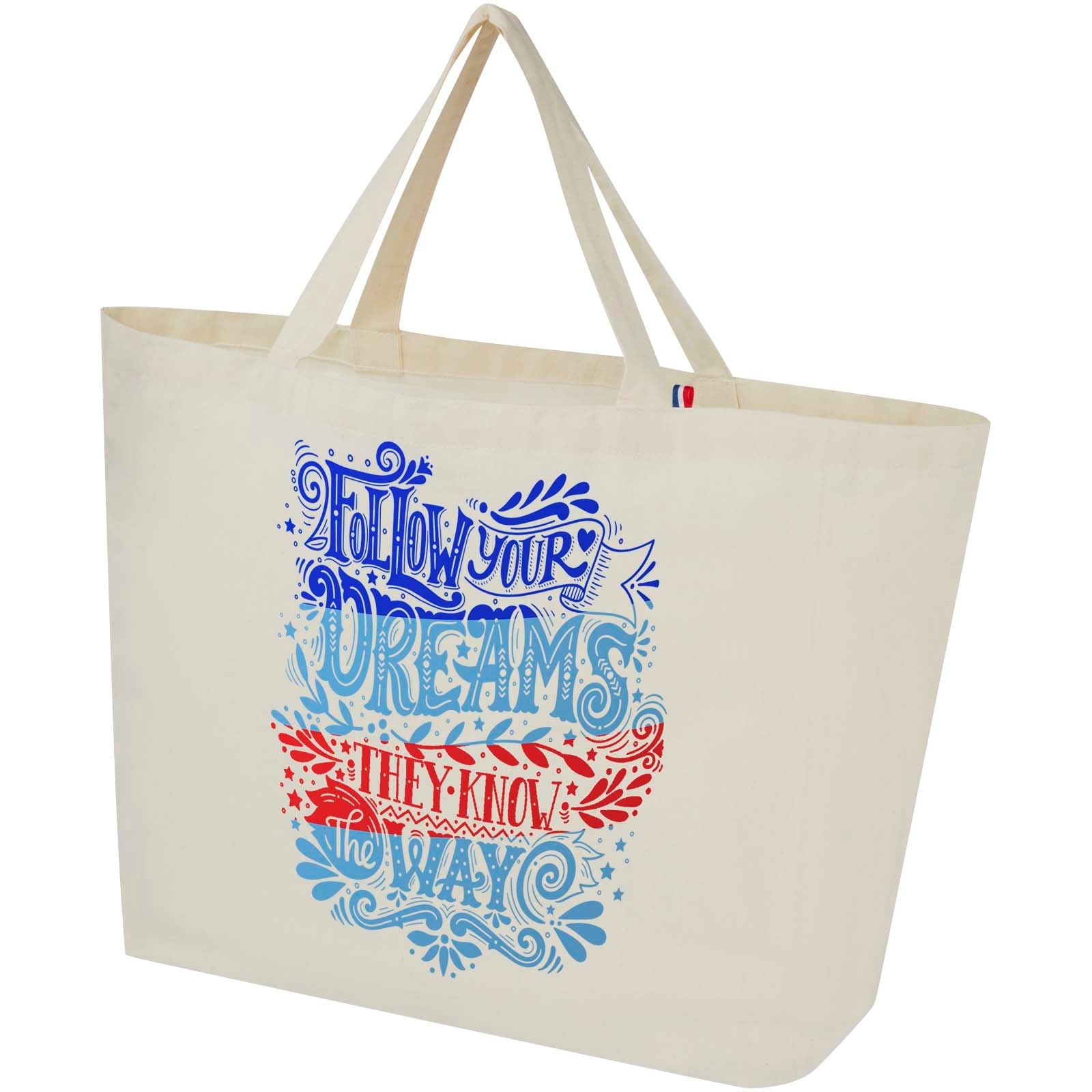 Sac shopping Cannes en tissu recyclé de 200 g/m2 10L 5