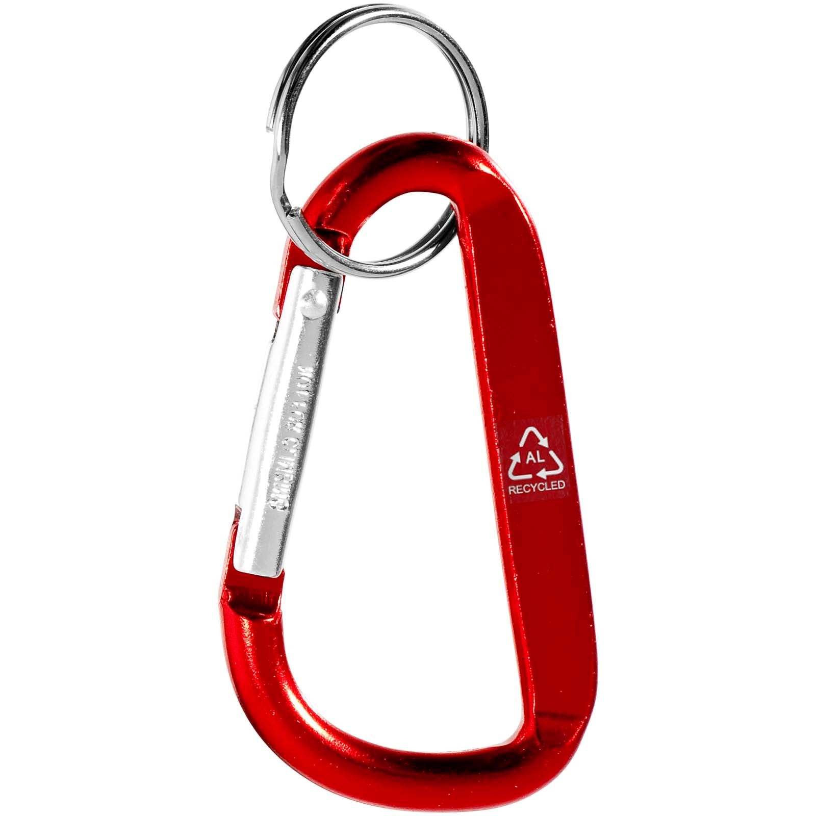 Porte-clés mousqueton Timor en aluminium recyclé RCS 19