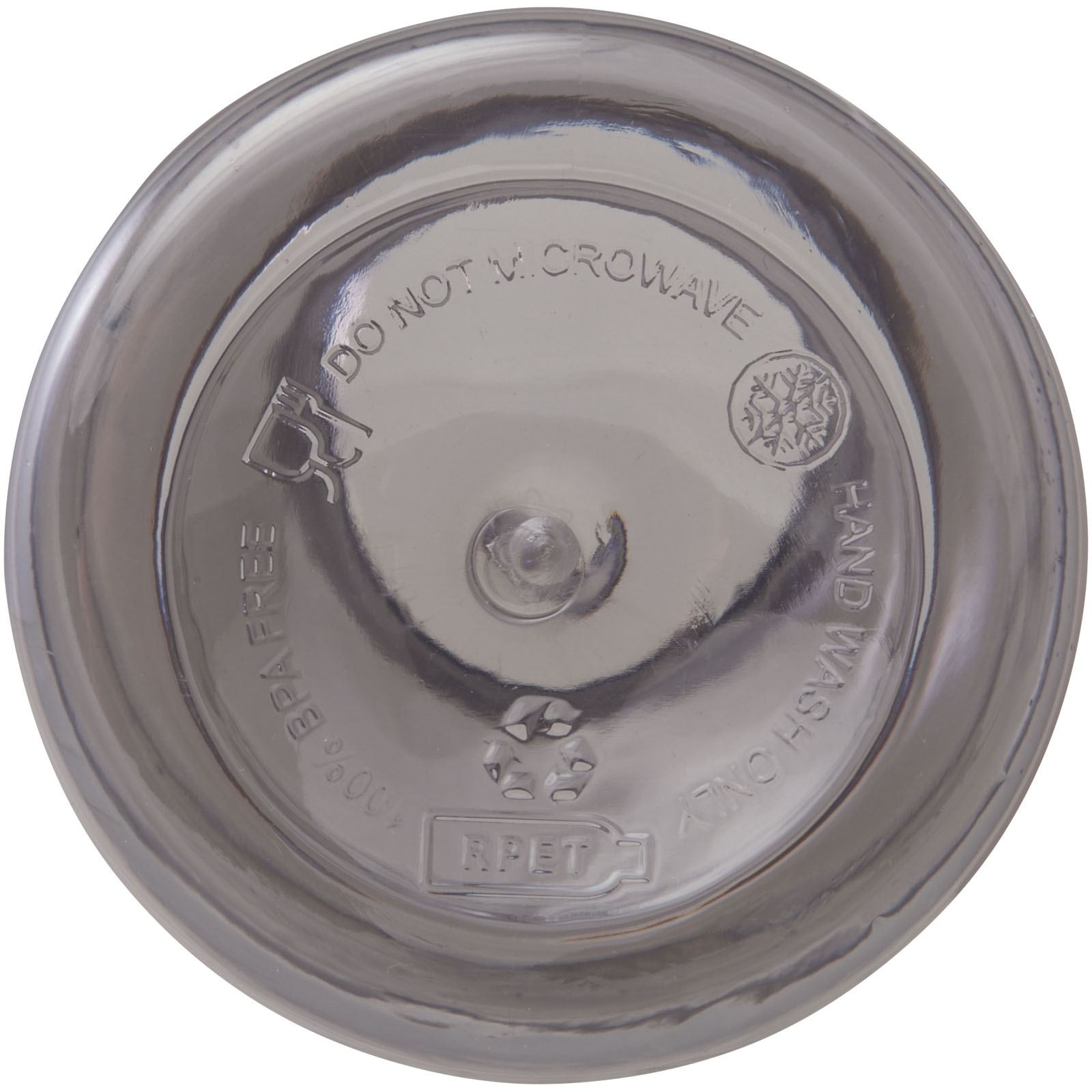 Bouteille d'eau Oregon de 400 ml en plastique recyclé avec mousqueton 38