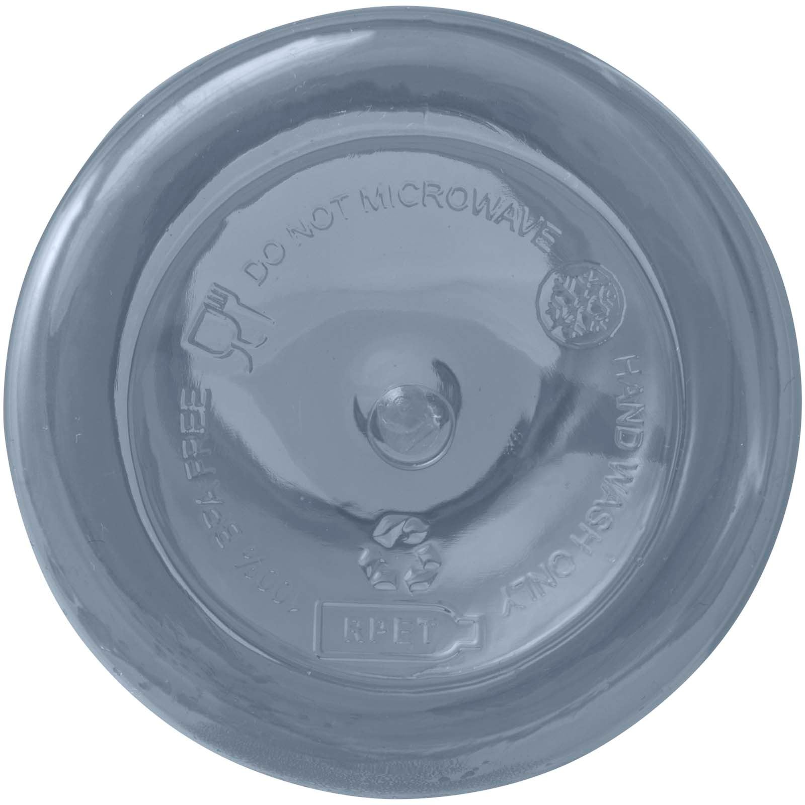 Bouteille d'eau Oregon de 400 ml en plastique recyclé avec mousqueton 44