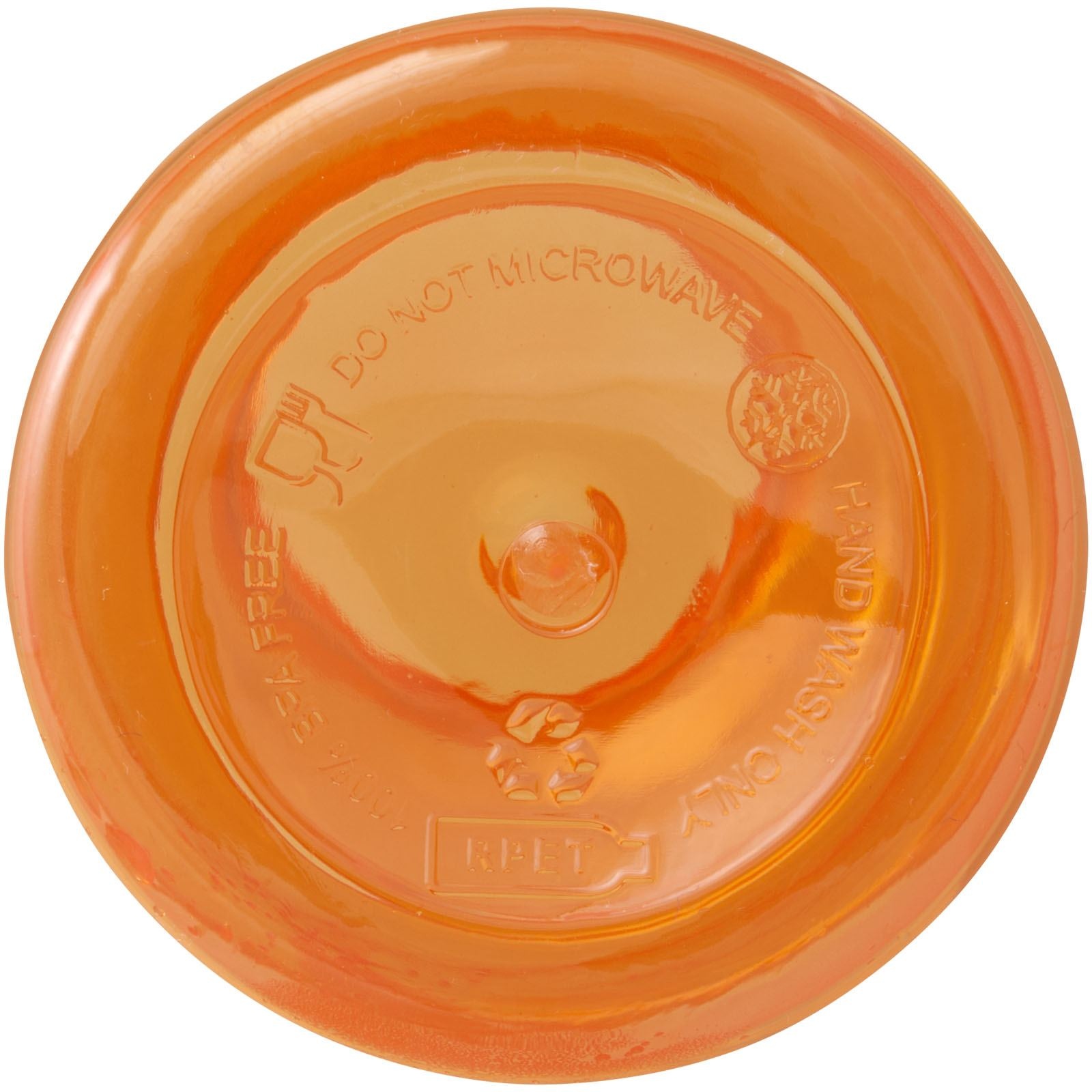 Bouteille d'eau Oregon de 400 ml en plastique recyclé avec mousqueton 46