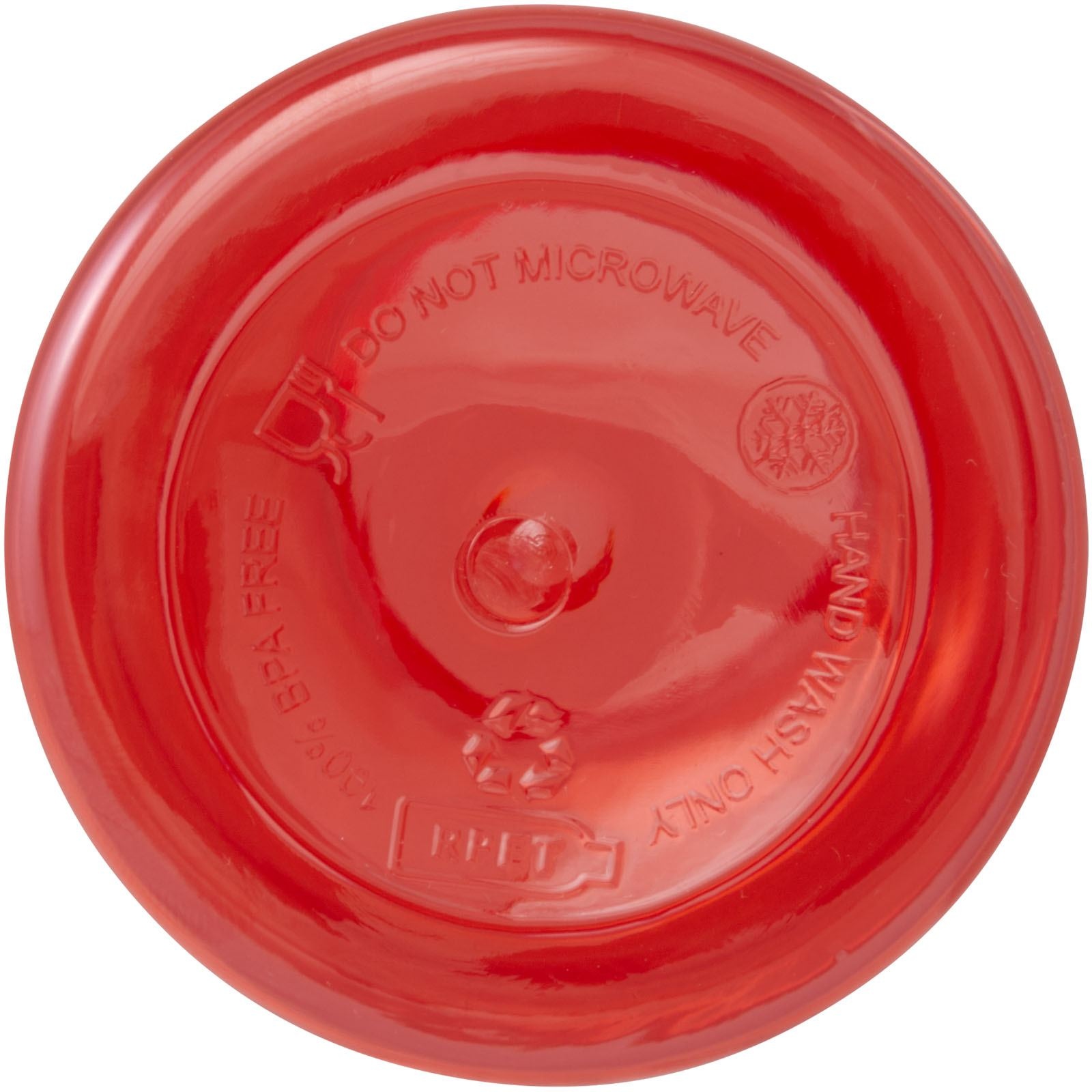 Bouteille d'eau Oregon de 400 ml en plastique recyclé avec mousqueton 47