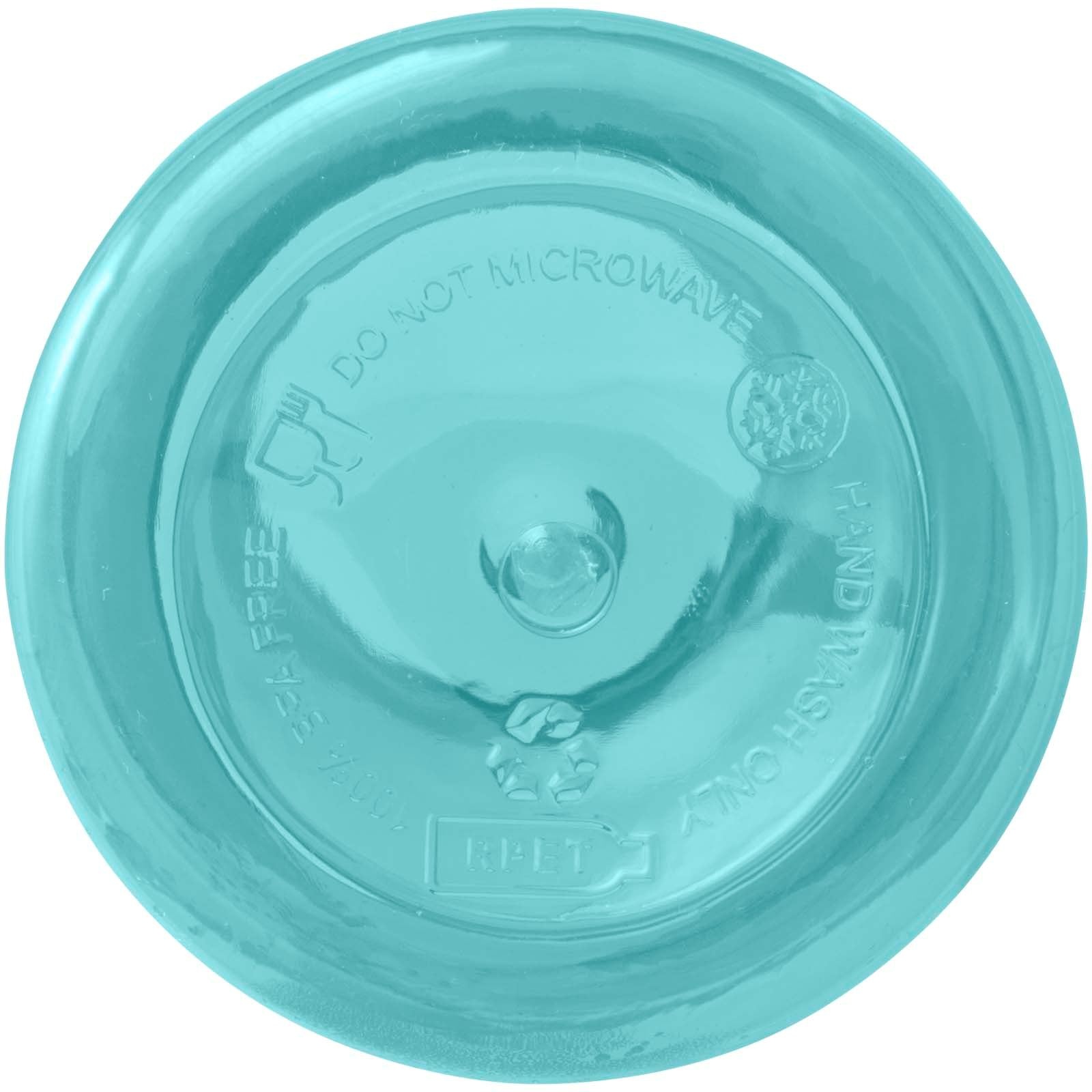 Bouteille d'eau Oregon de 400 ml en plastique recyclé avec mousqueton 48