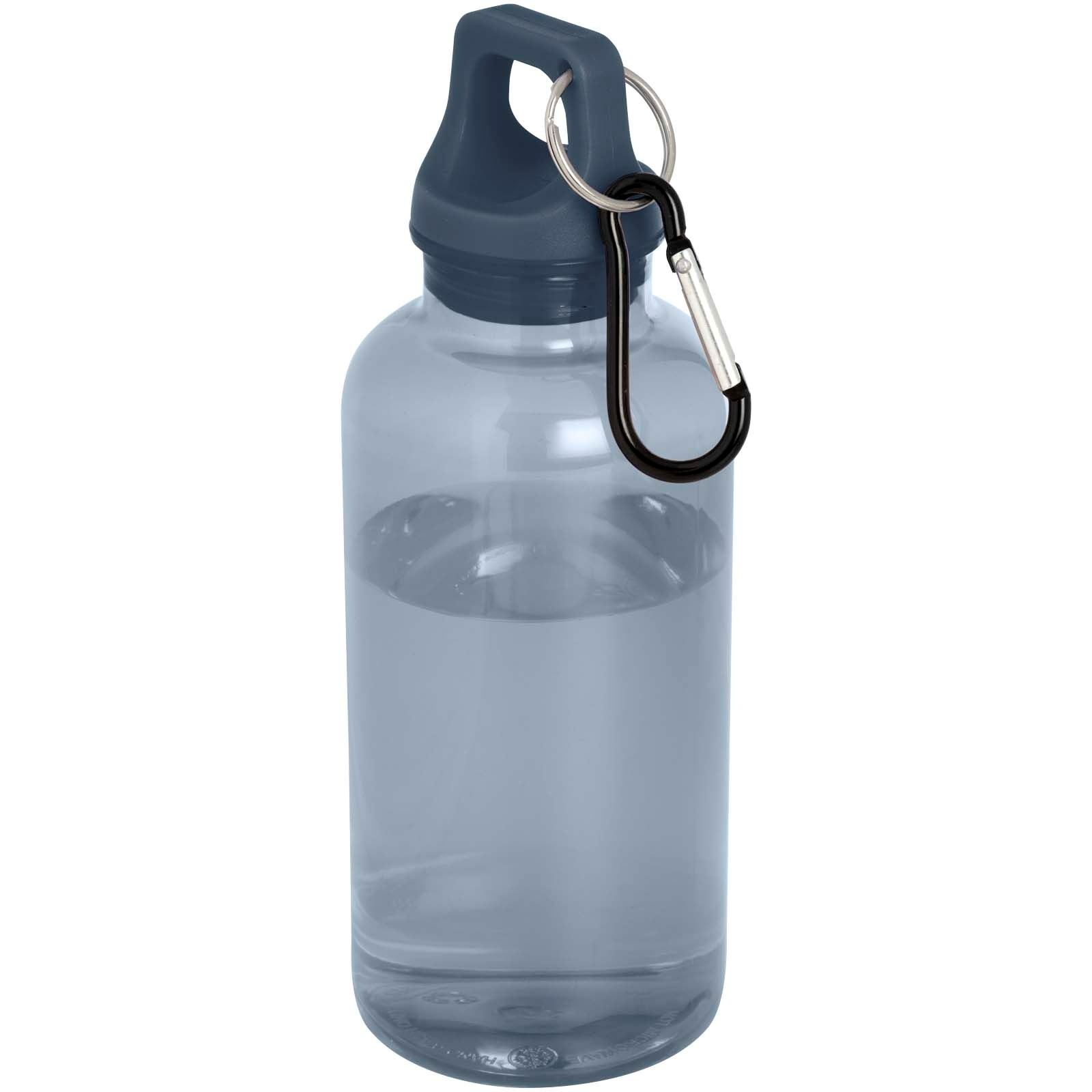 Bouteille d'eau Oregon de 400 ml en plastique recyclé avec mousqueton 8