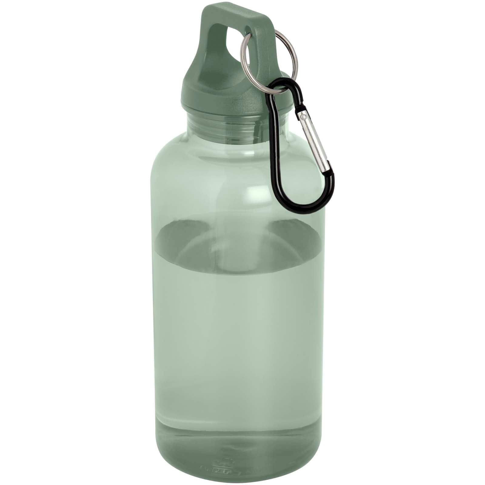 Bouteille d'eau Oregon de 400 ml en plastique recyclé avec mousqueton 7