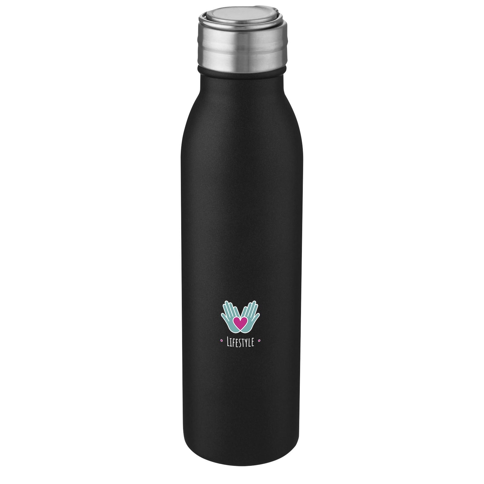 Bouteille d'eau Harper de 720 ml en acier inoxydable certifié RCS avec boucle métallique 8